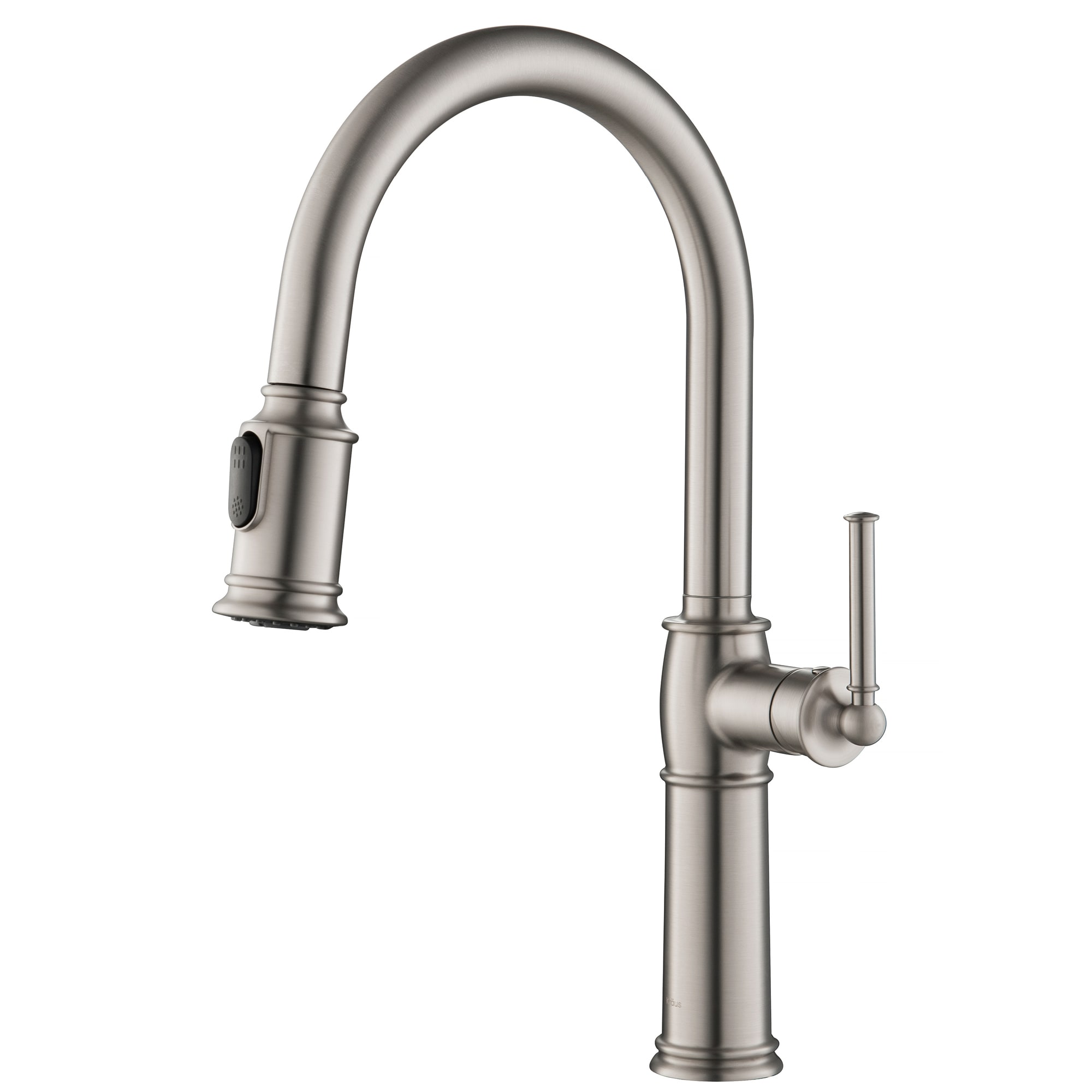 Kraus Sellette Spot Free Stainless Steel Single Handle Pull-down ...