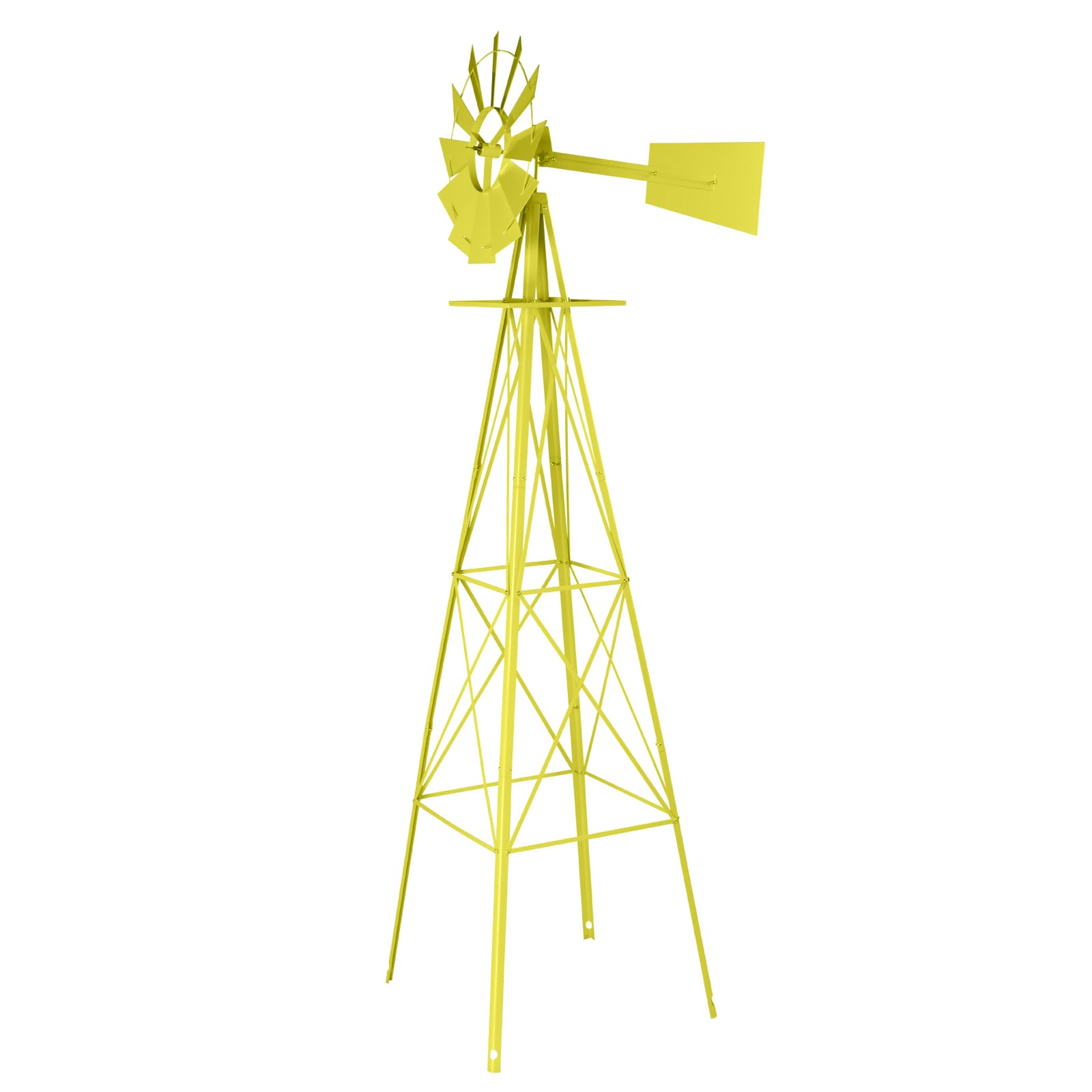 Winado LO1G61000354 Windmill Decoration 97.64-Inches 12 -Blade Iron Decorative Windmill