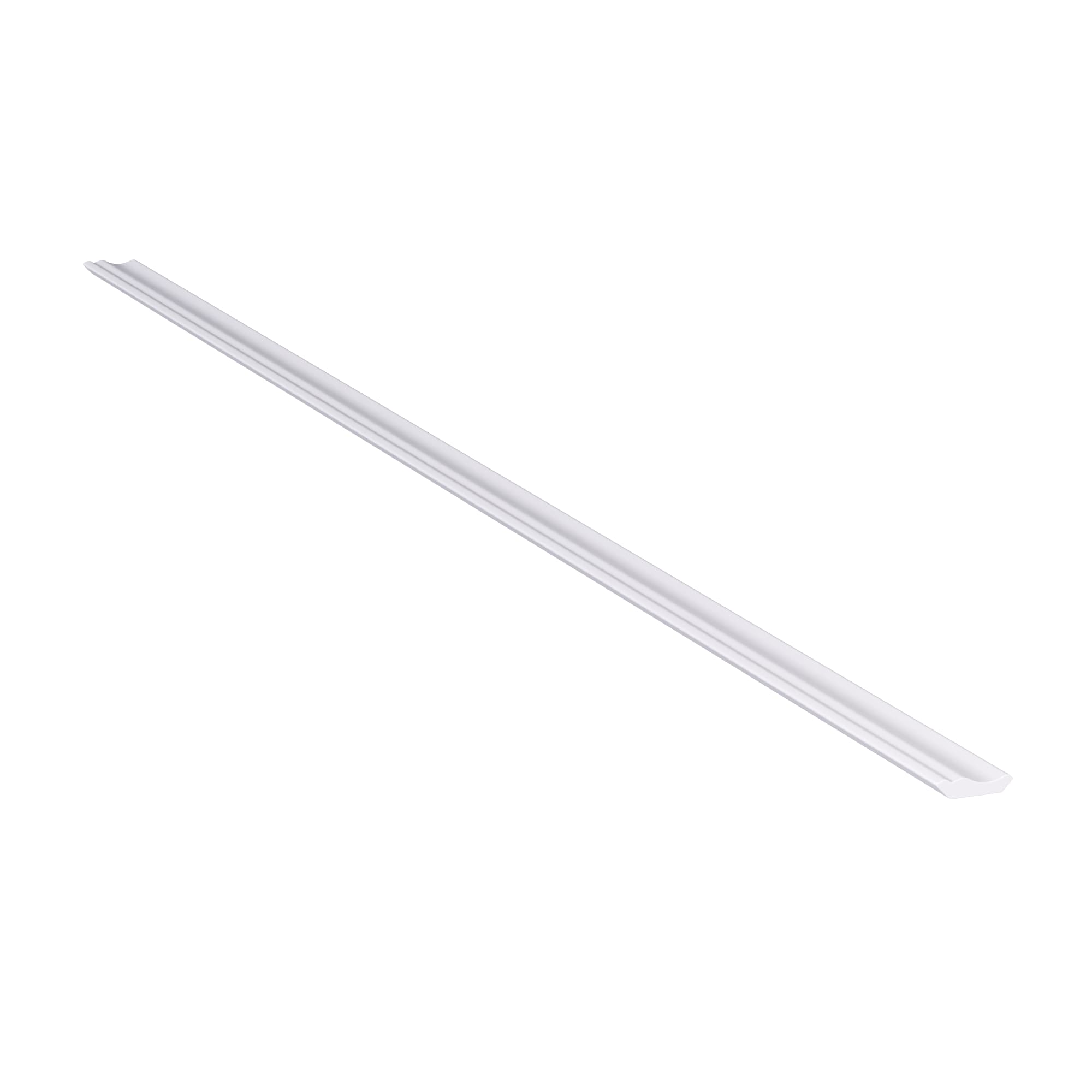 Arcade Green Cabinet Crown Moulding 0.75-in W x 96-in H x 2.5-in D White Painted #505CR825