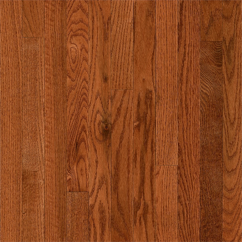 Frisco Butterscotch Oak 2-1/4-in W x 3/4-in T Smooth/Traditional Solid Hardwood Flooring (20-sq ft) in Brown | - Bruce SKFR29M10S