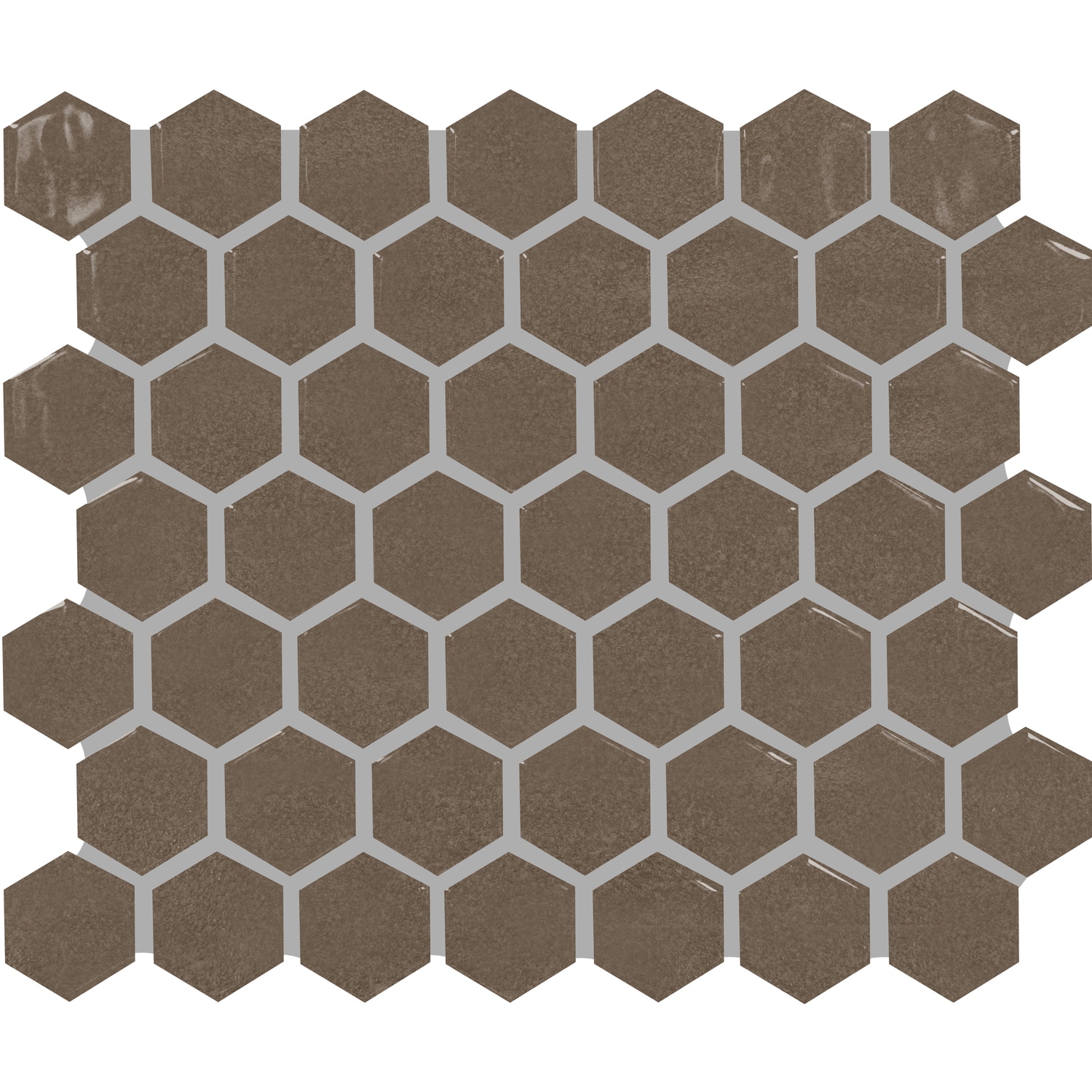 American Olean Hillcrest Ridge Metallic Vibe 10-in x 12-in Glossy Ceramic Hexagon Patterned Wall Tile (9.72-sq. ft/ Carton)