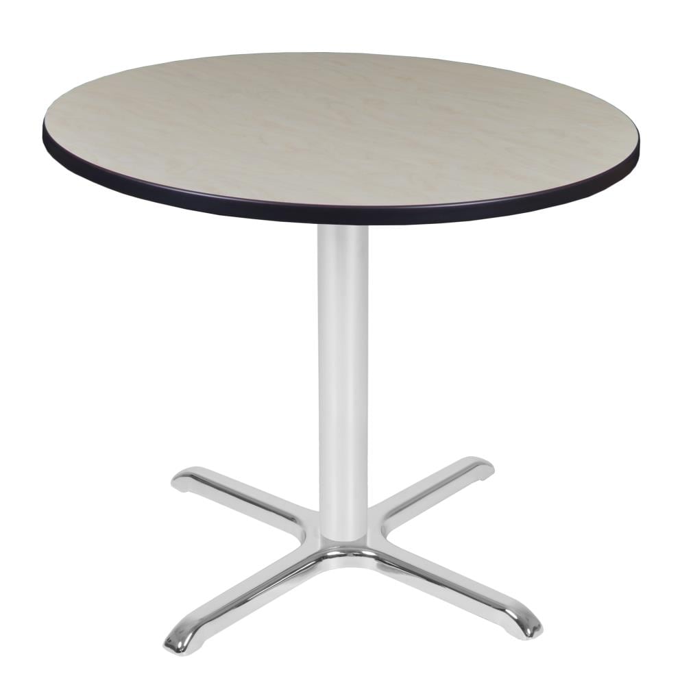 Regency TVX42RNDPLCM Breakroom Off-White 4-Person Training Table (42-in W x 29-in H)