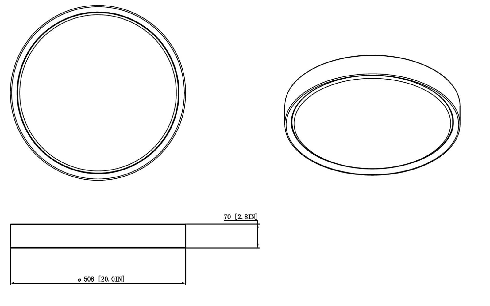 Z-Lite 1014F20-MW-MGLD-LED flushmounts - View #8