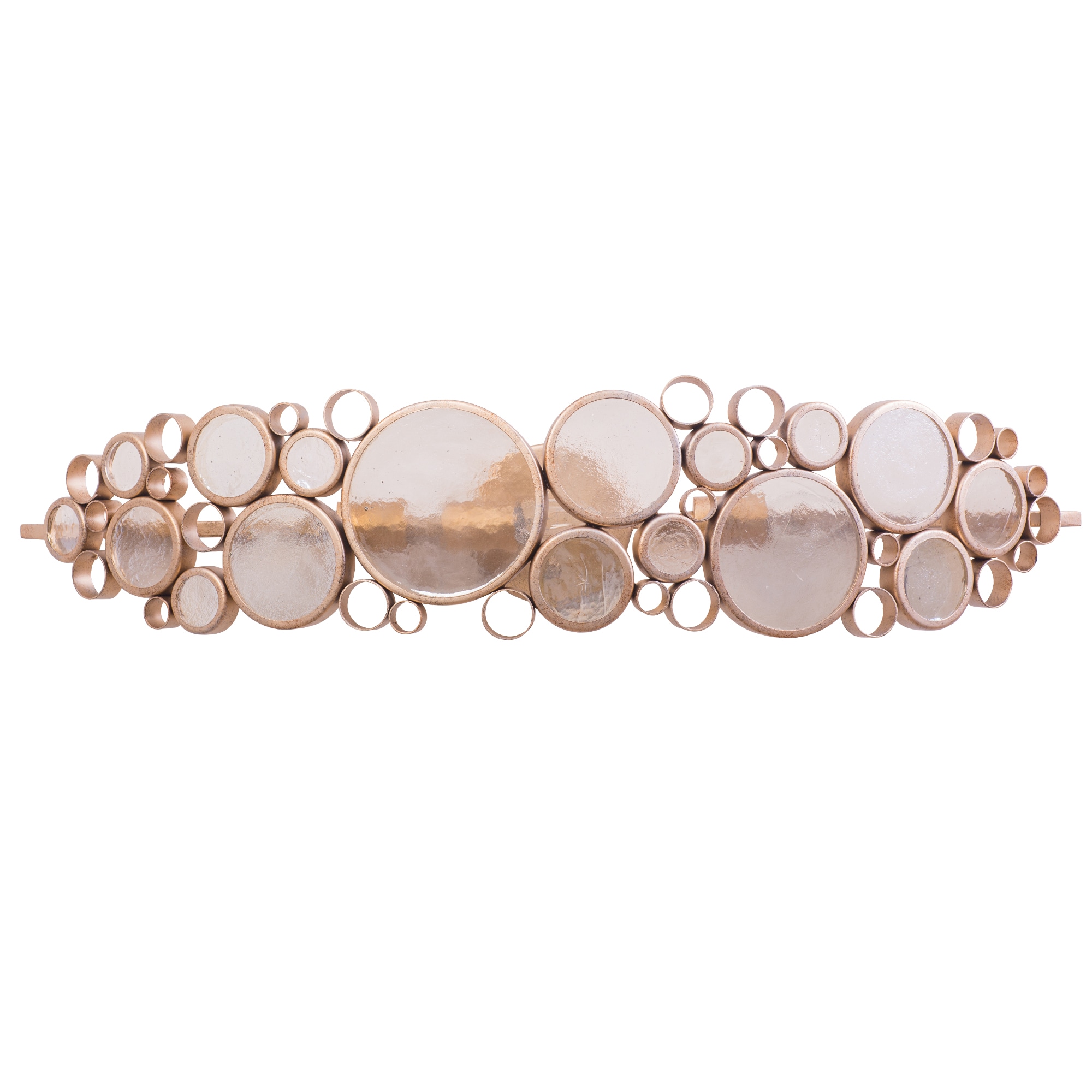 Varaluz 165B03ZG Fascination 33.5-in 3 -Light Gold Transitional Vanity light