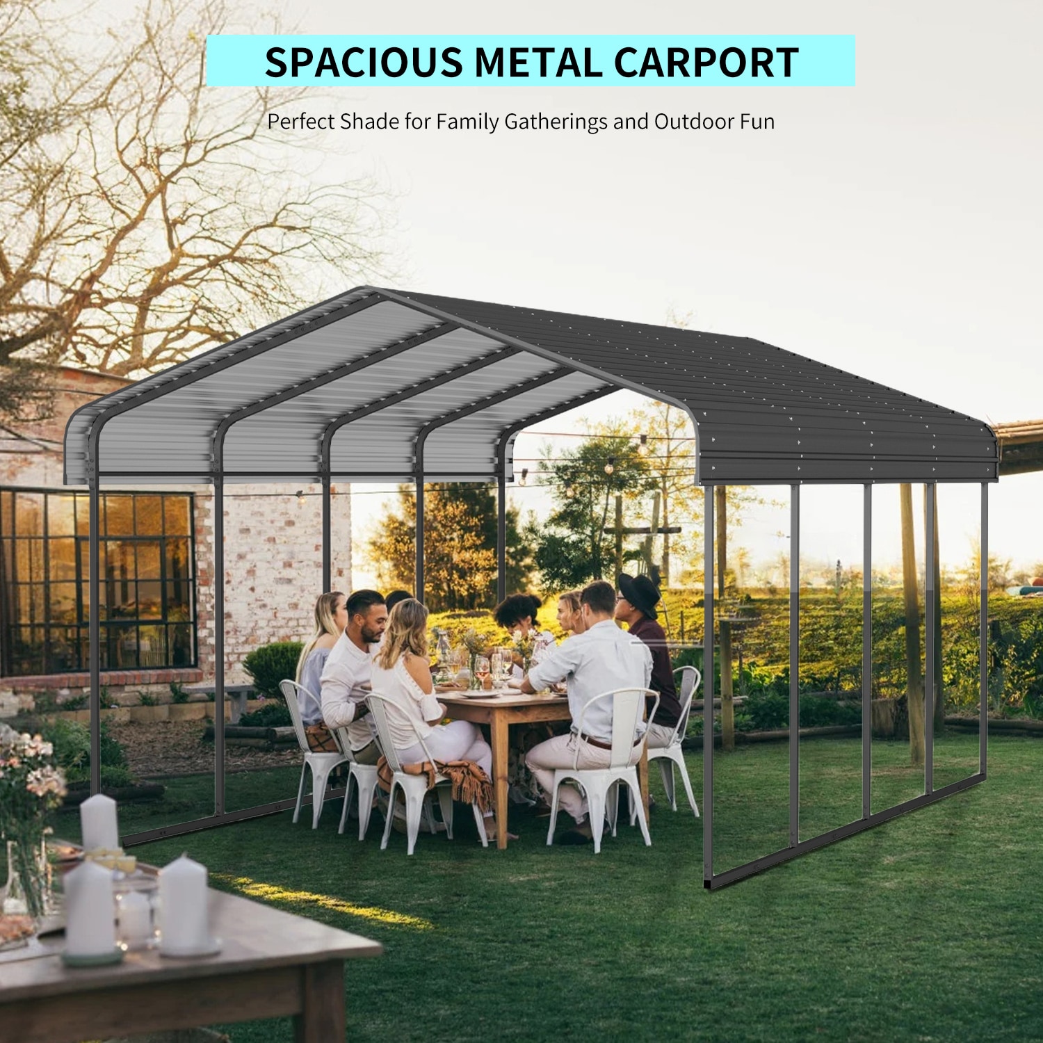 Mondawe OR-S00008-DS Carport-Covers - View #2