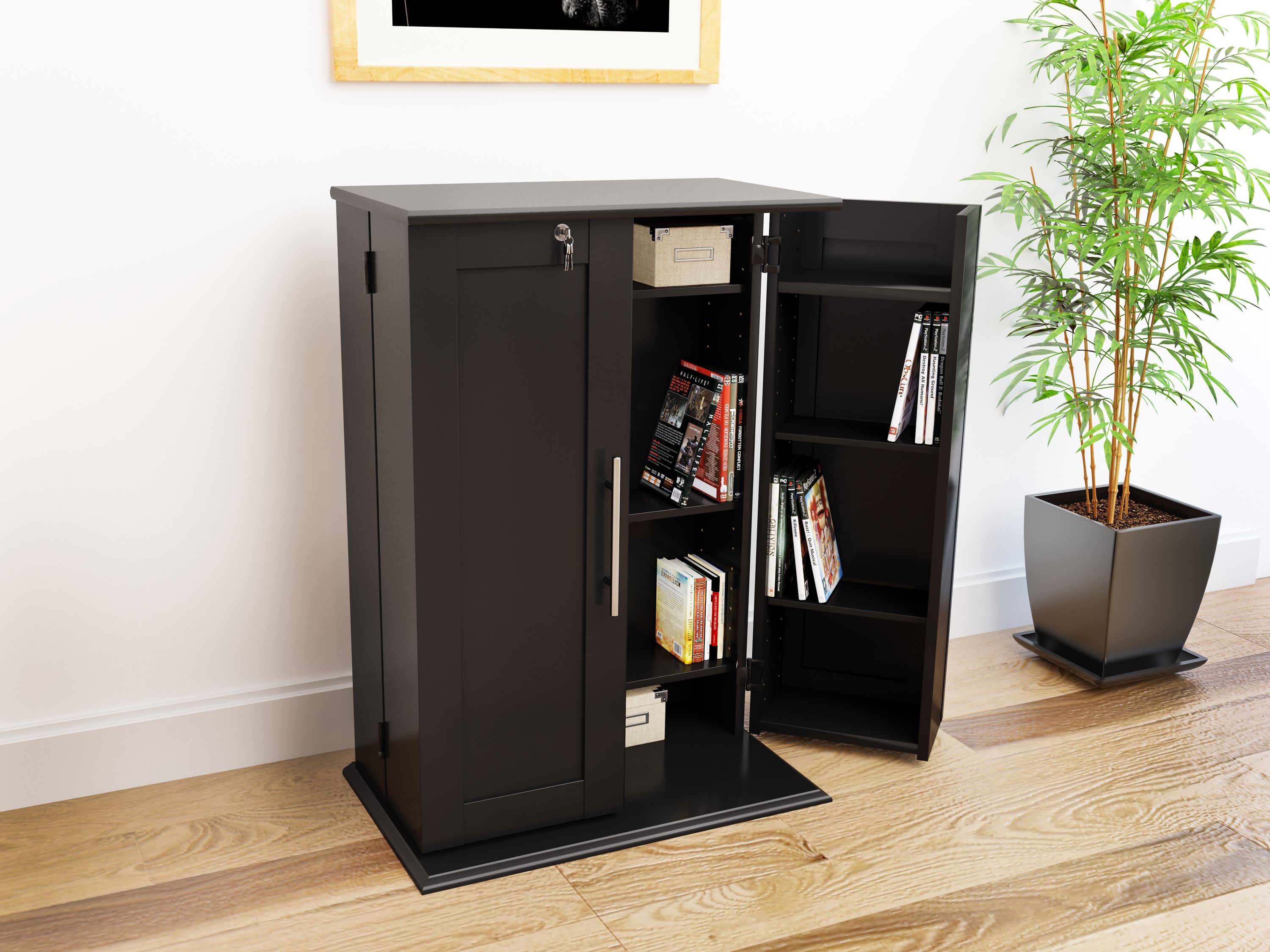 Prepac BLS-0192 Gaming-Storage - View #2