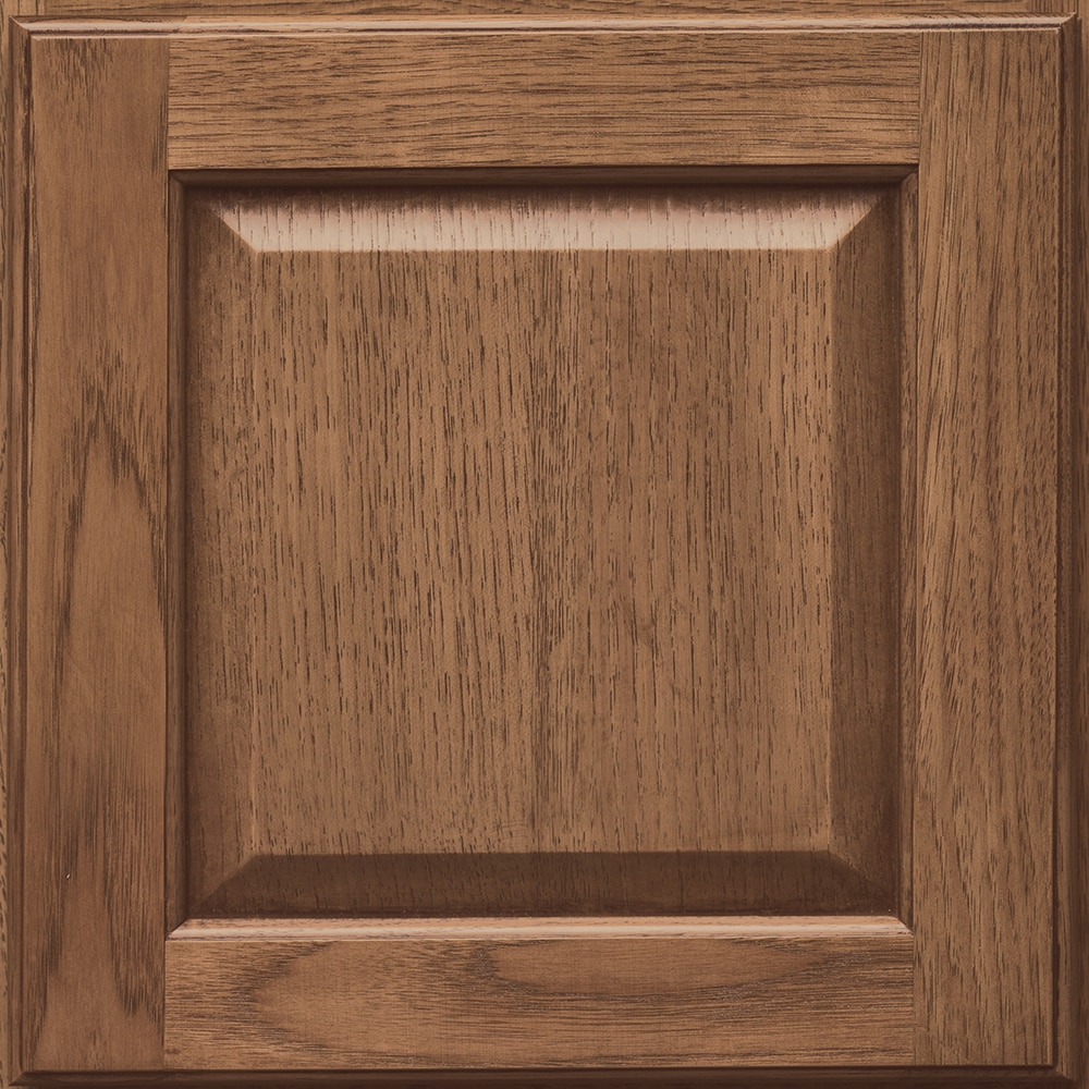 KraftMaid RDCDS,AB9H2,H05H Fox Ridge 14.625-Inches W x 14.625-Inches H Husk Stained Hickory Kitchen Cabinet Sample (Door Sample)