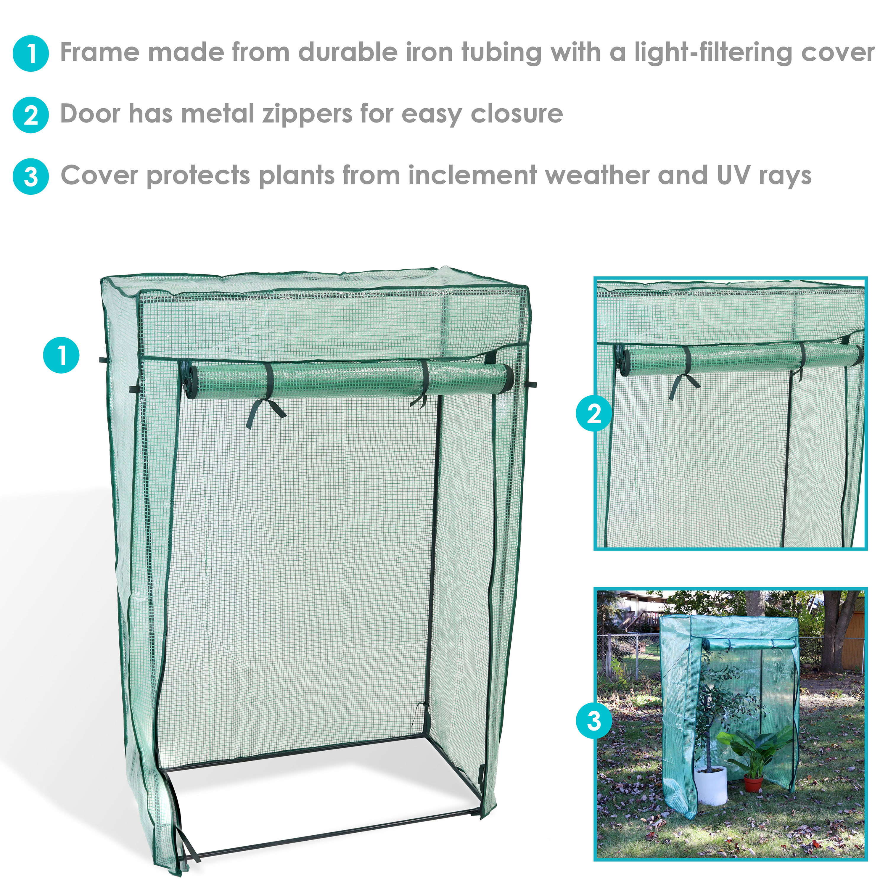 Sunnydaze Decor HGH-888 greenhouses - View #4