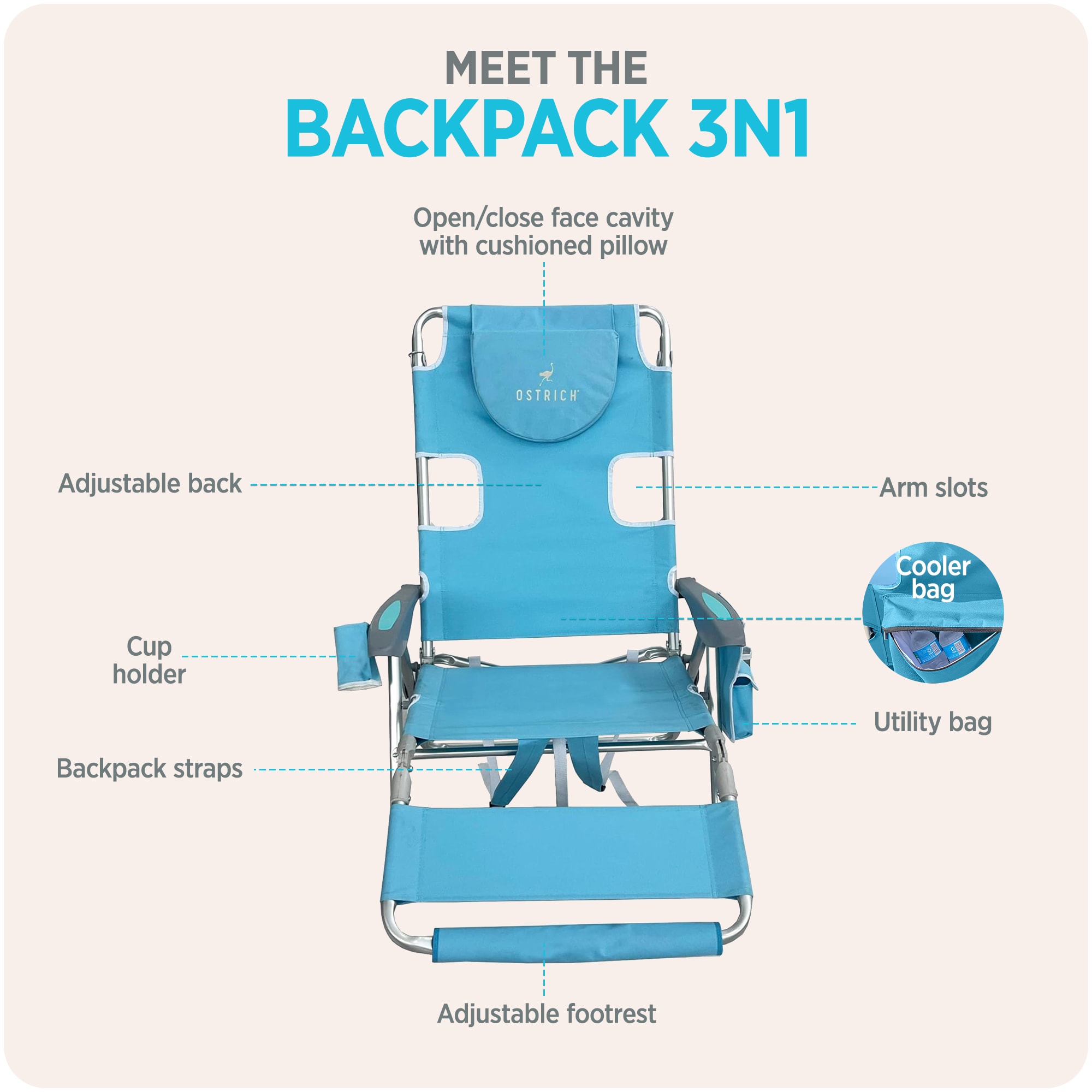 Ostrich 410868 Beach-Camping-Chairs - View #4