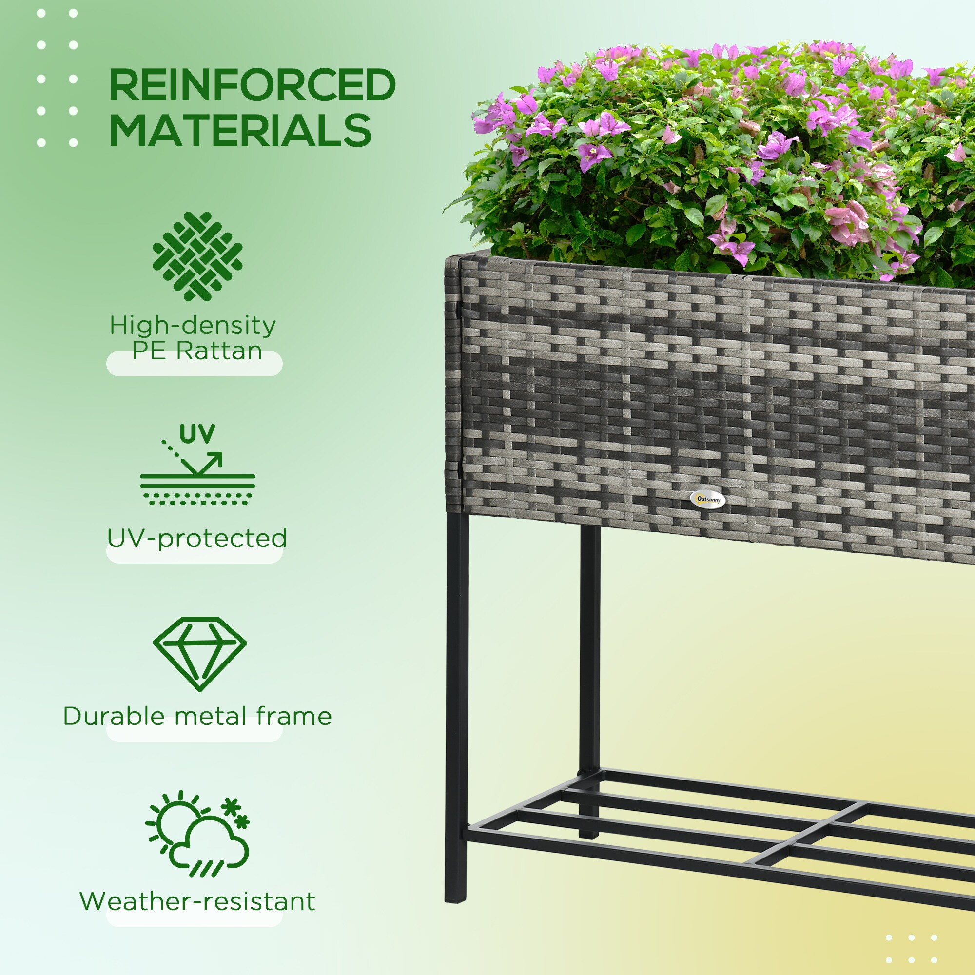 Adrinfly LAD0422GI64 Raised-Planter-Boxes - View #4