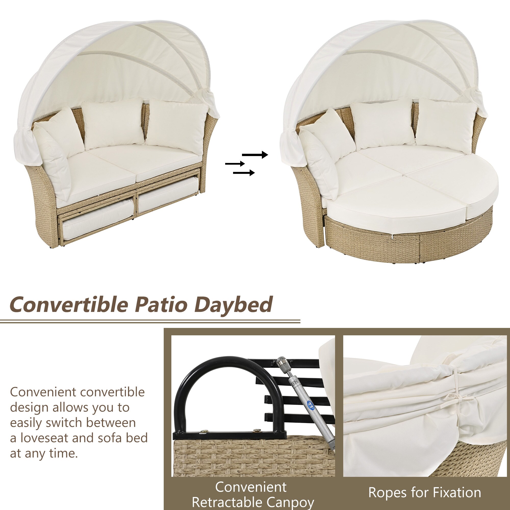 LUXEYARD DS-L-YC543 Patio-Sofas-Daybeds - View #3