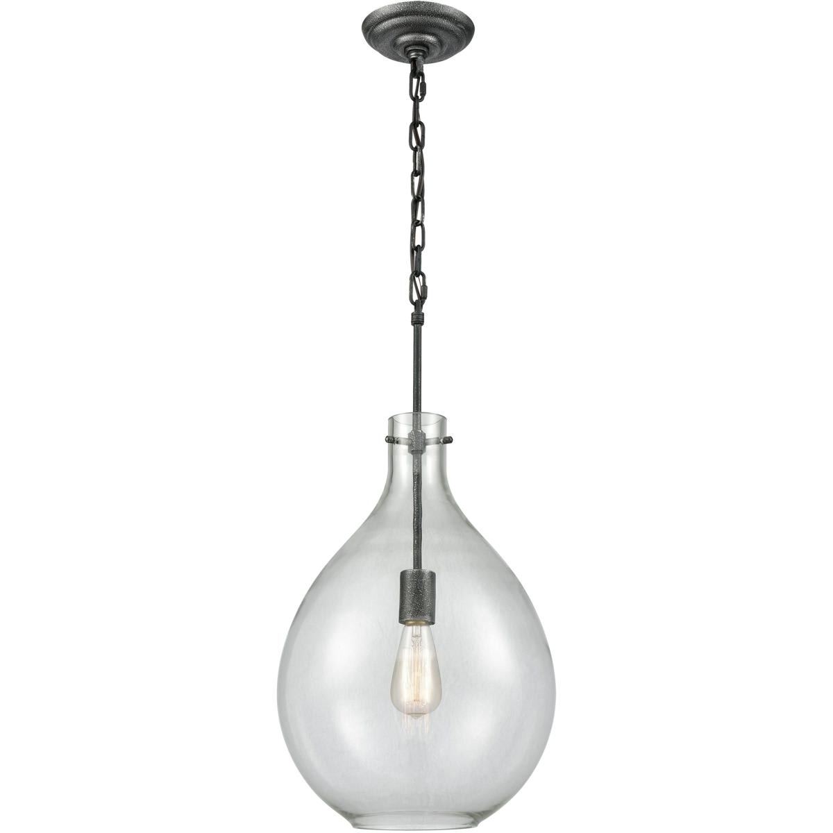 CL11688-GY Sunderland Mini Pendant Silvered Graphite