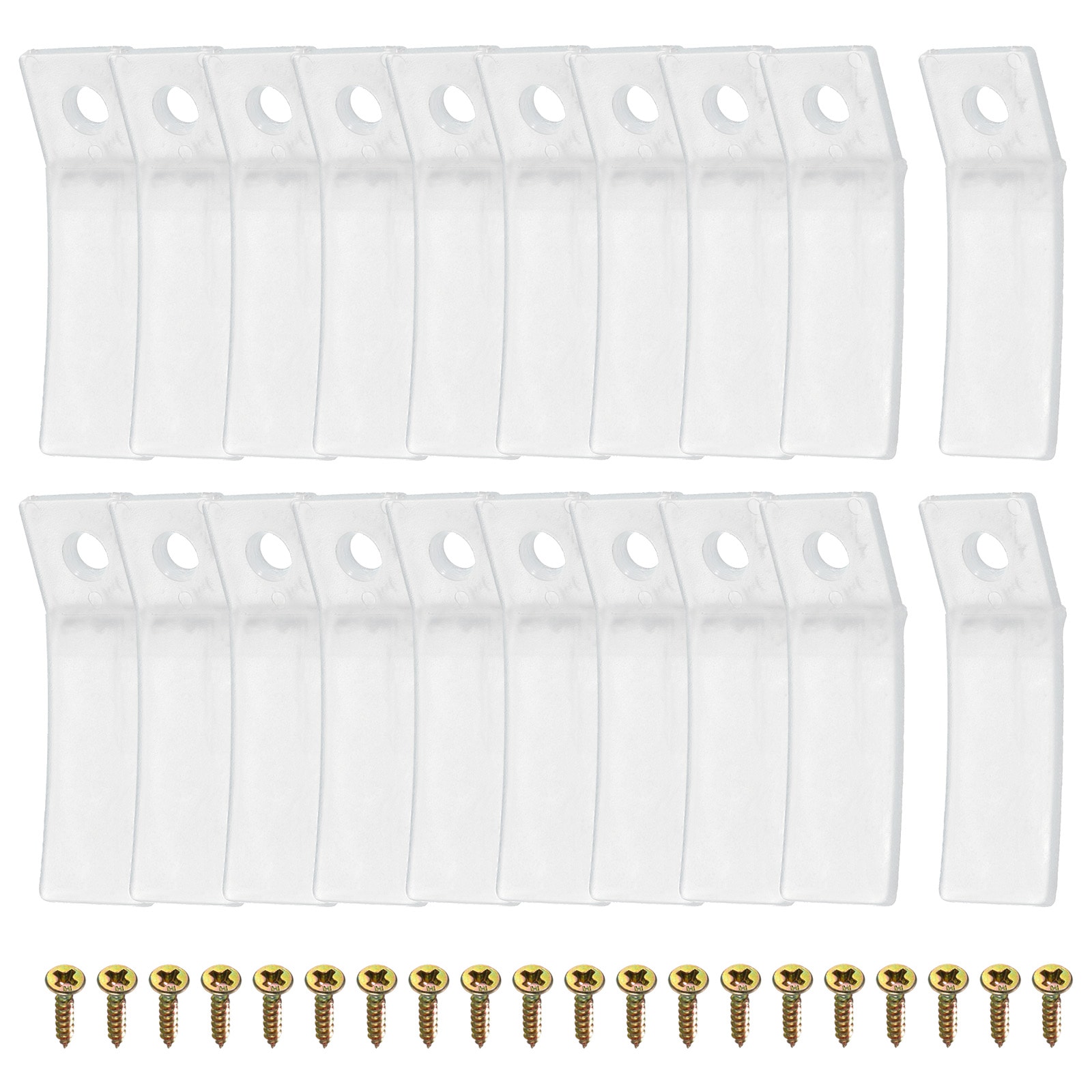Unique Bargains - Drawer Stops 40pcs 3.15Inch - Plastic Drawer Stopper Dresser Drawer Anti-slip S...