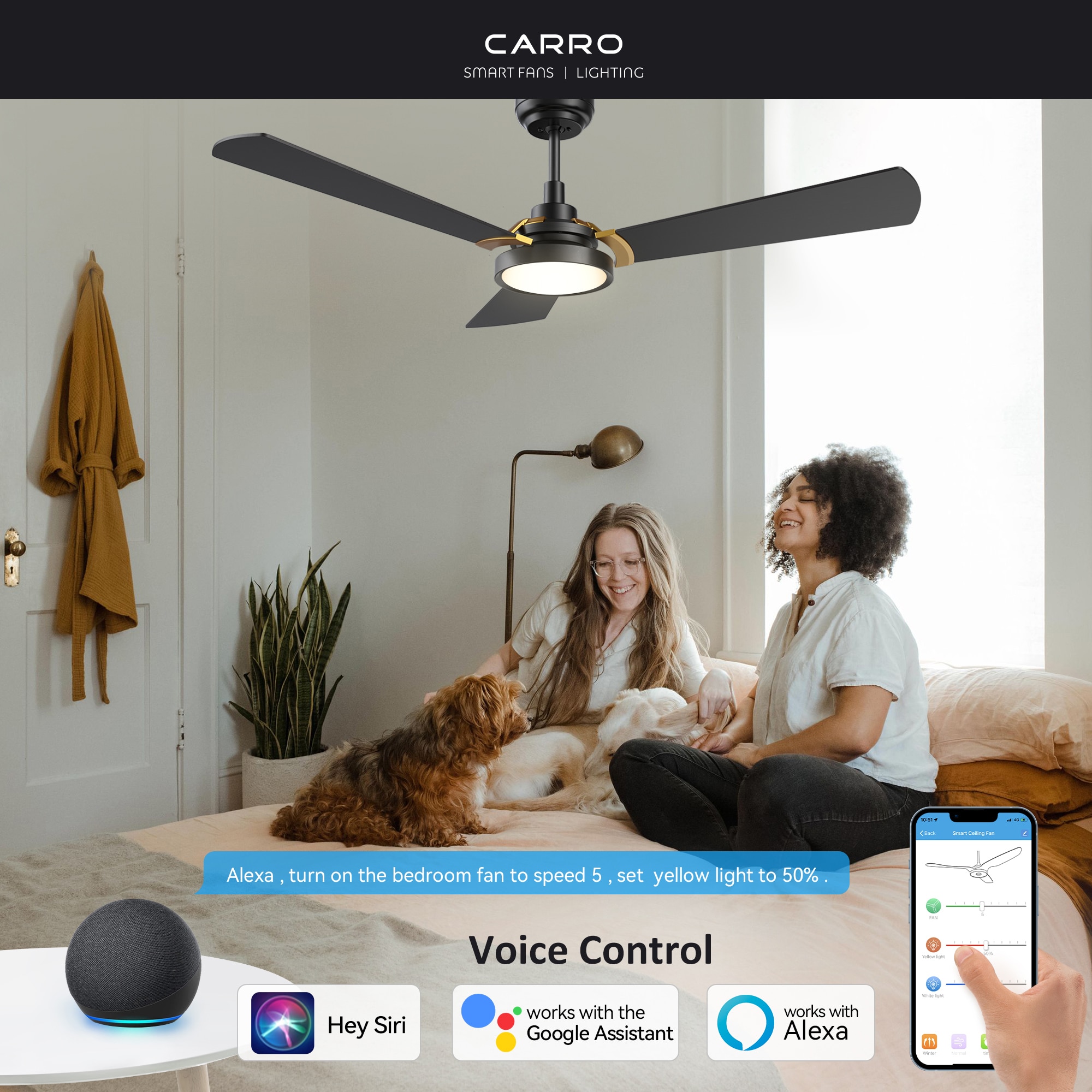 CARRO USA LS523B3-L22-B2-1G Ceiling-Fans - View #4