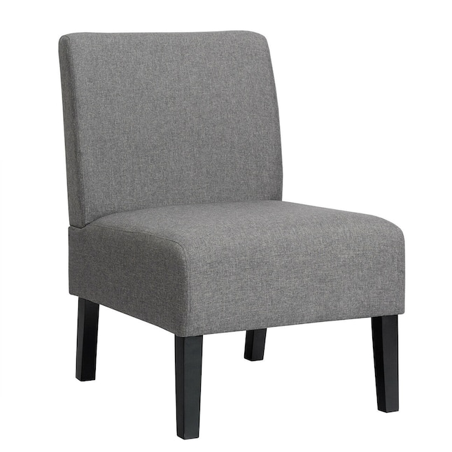 Casainc Armless Accent Chair Modern, Black Armless Accent Chair