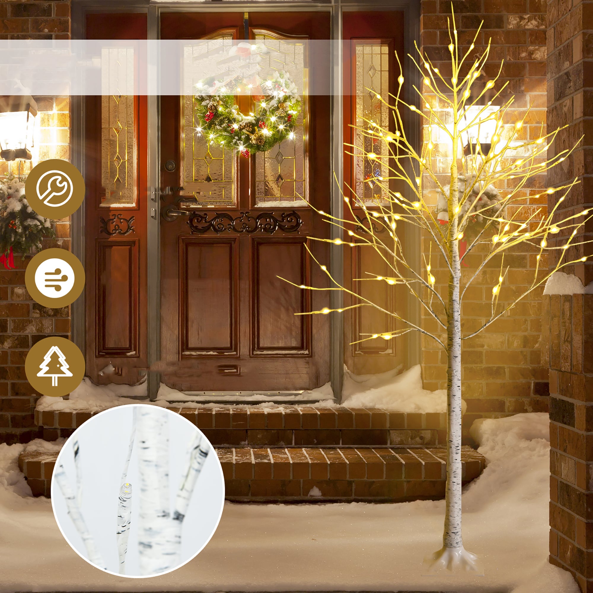 Costway CM23469US Artificial-Christmas-Trees - View #3