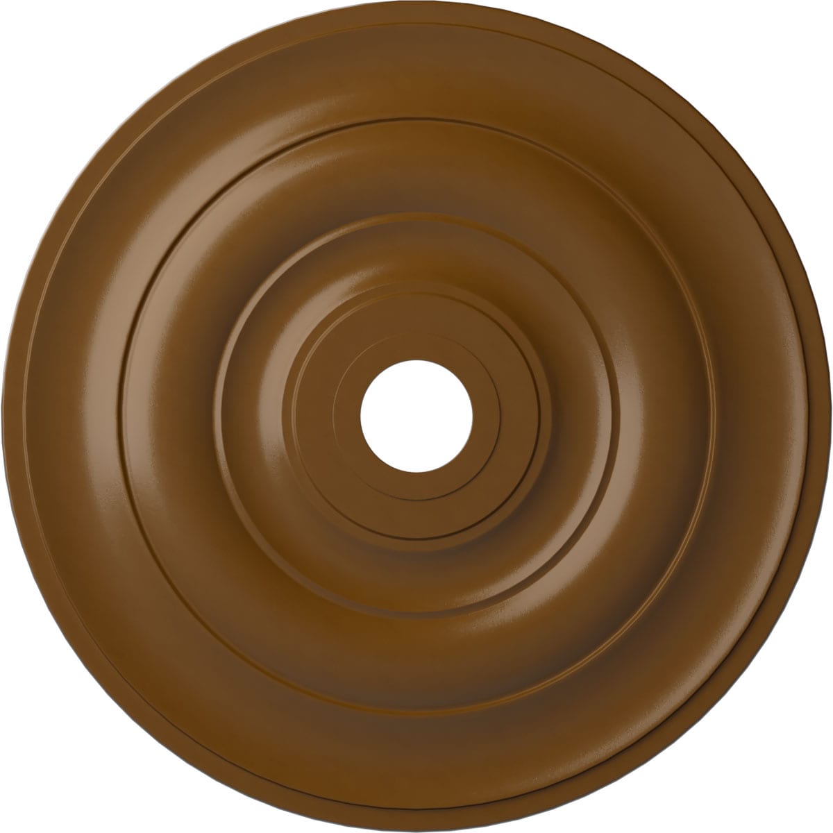 Ekena Millwork CM26JESTF Jefferson 26.5-in W x 26.5-in L Painted Smokey Topaz Polyurethane Whole Ceiling Medallion