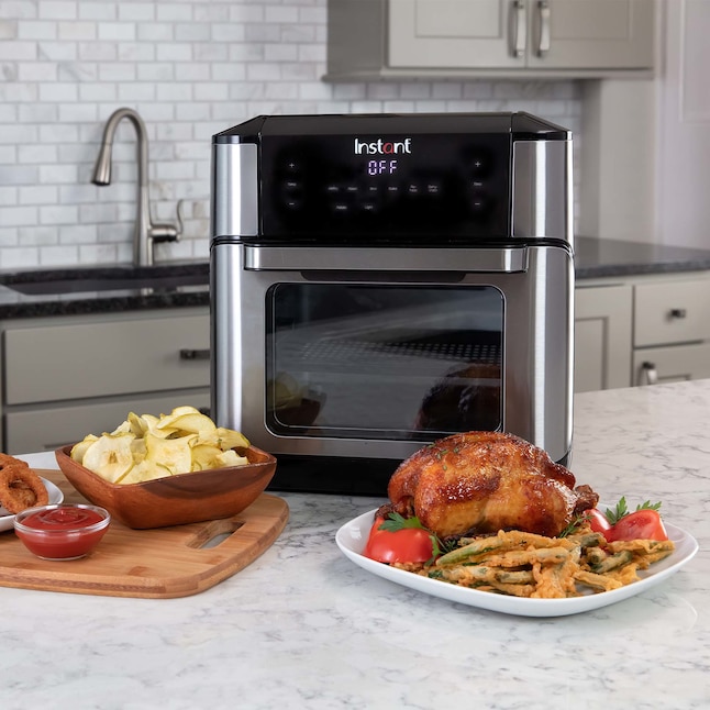 Instant Brands Vortex Plus 10-Quart Stainless Steel Air Fryer in the Air  Fryers department at
