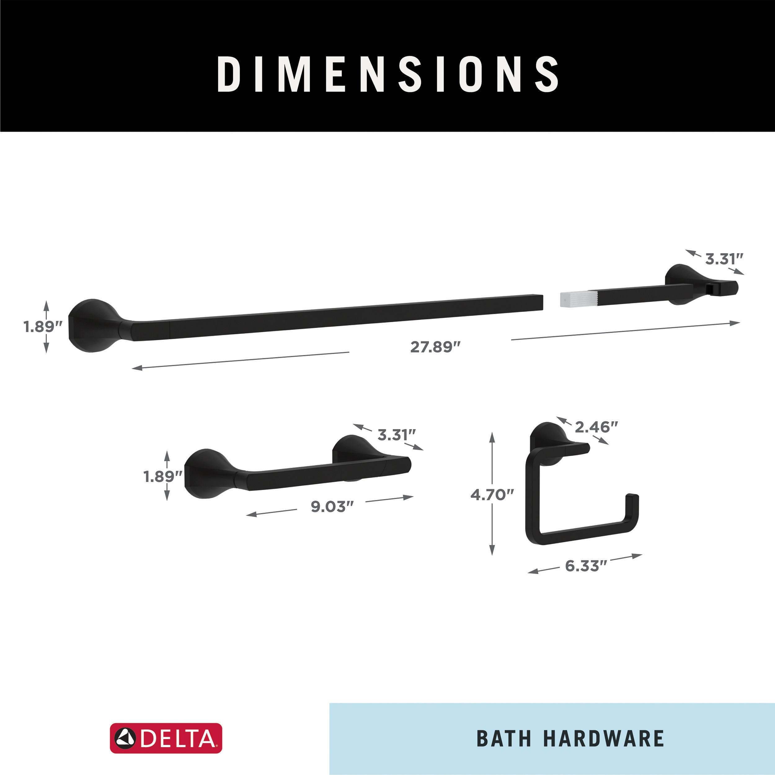 Delta ARC63-MB Decorative-Bath-Hardware-Kits - View #8