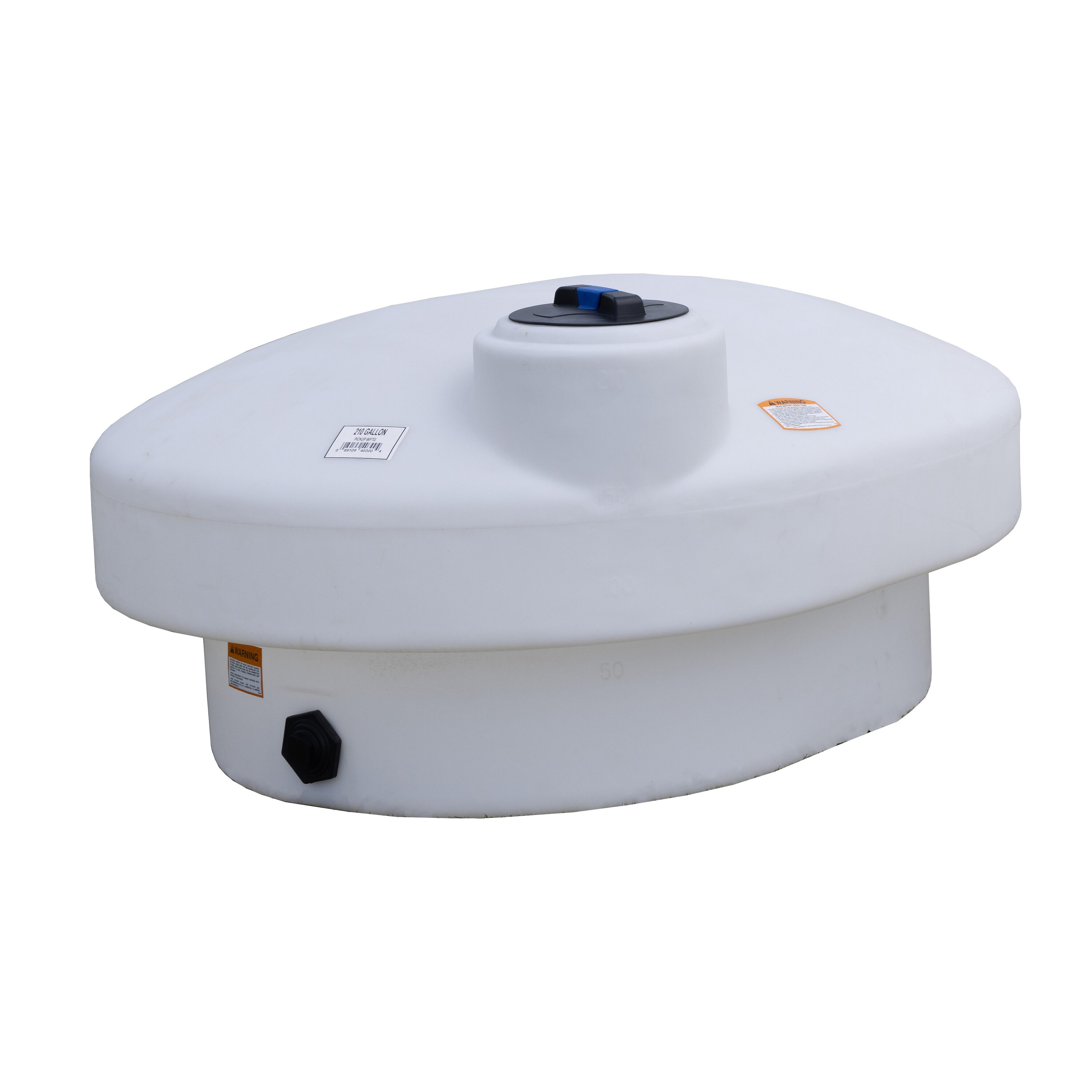 Norwesco 40300 210-Gallon Polyethylene White Water Storage Tank