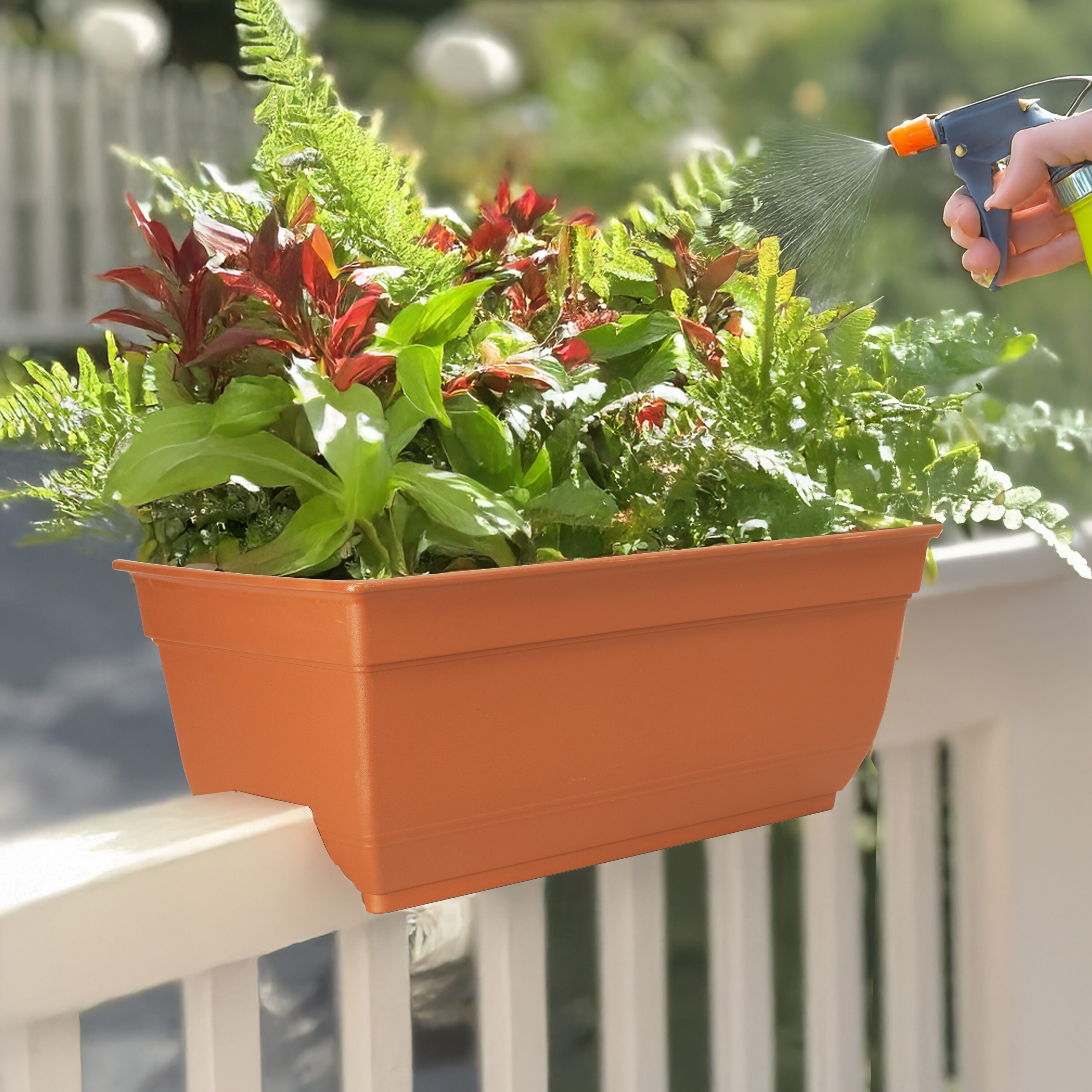Style Selections WB2132H-CLAY Planter-Window-Box - View #5