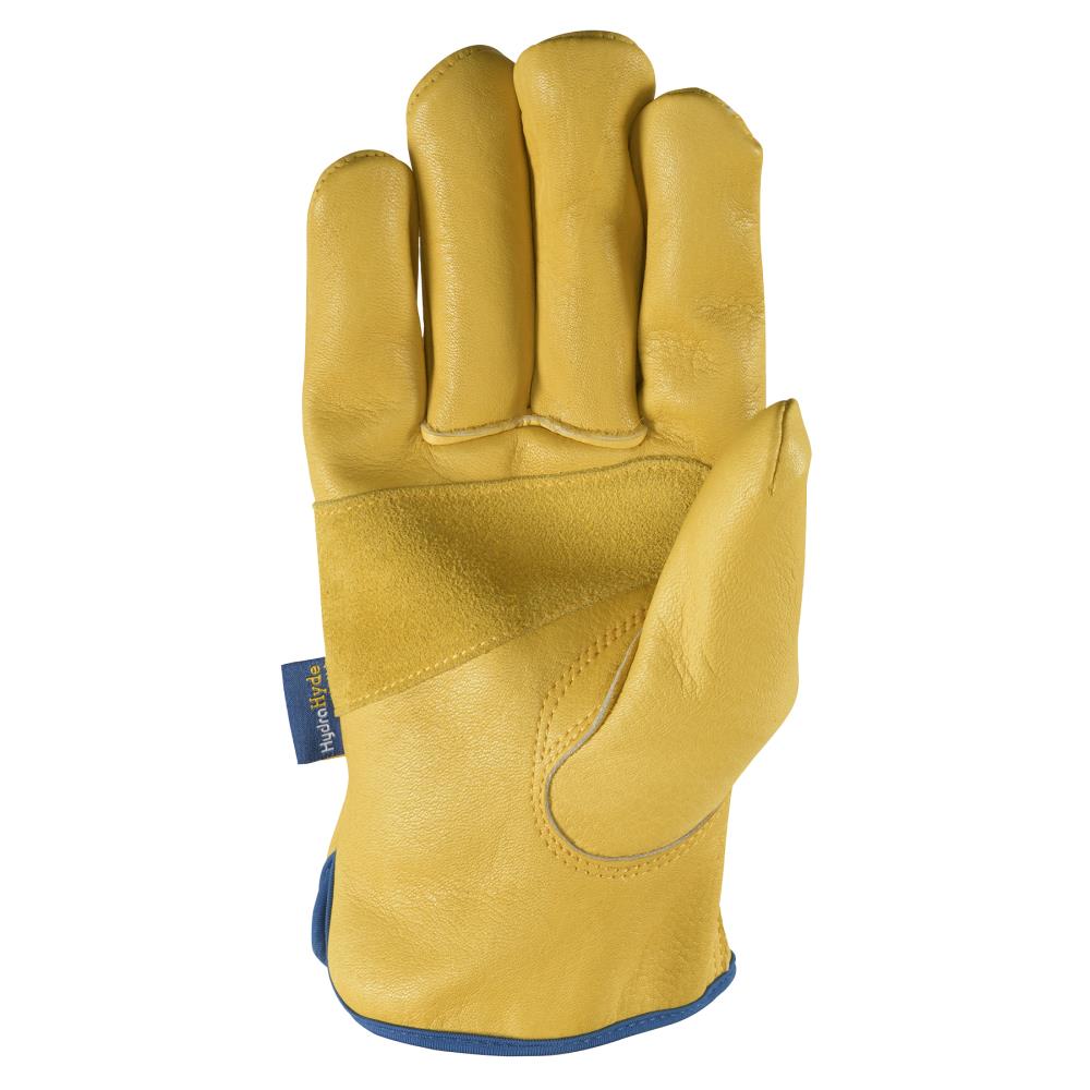 Wells Lamont X-large Yellow Leather Utility Gloves, (1-Pair) in the ...