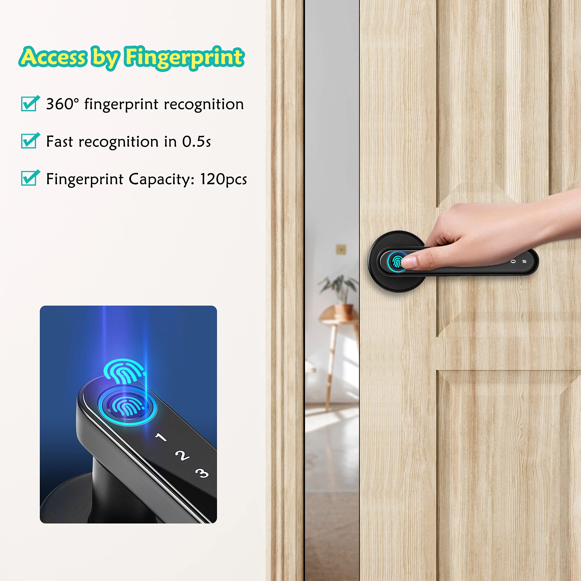 Oyezvary LOZ0714O053 Electronic-Door-Locks - View #7
