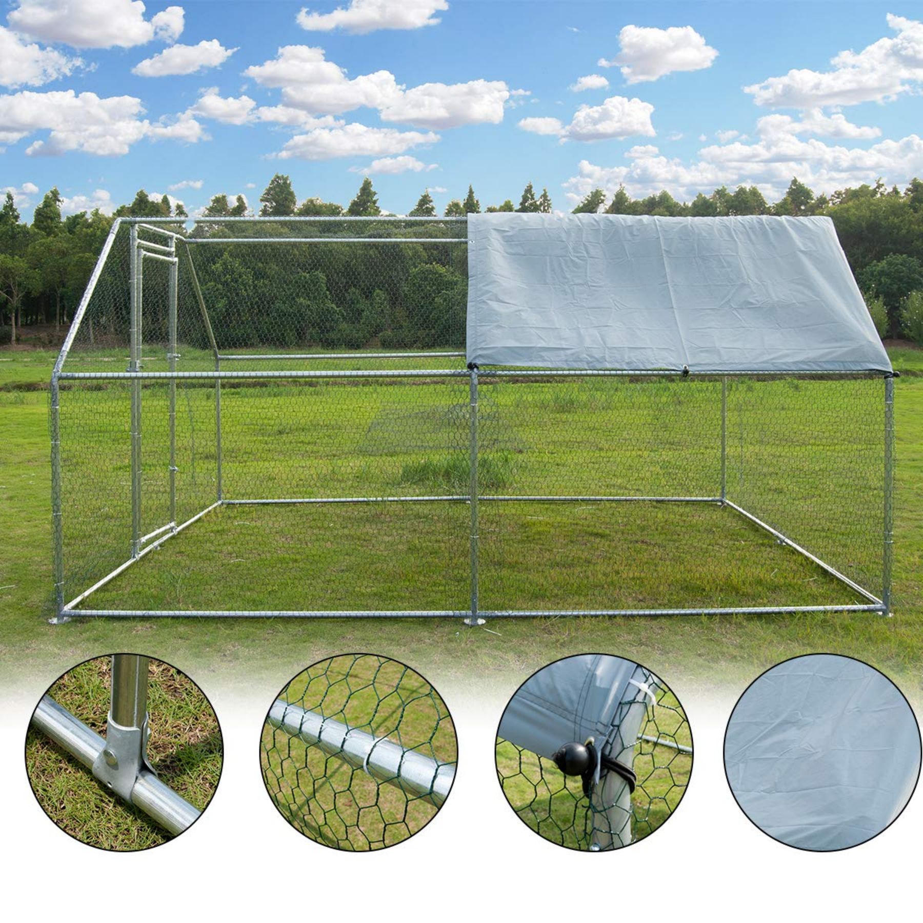Maocao Hoom JLS00001 Chicken-Coops-Rabbit-Hutches - View #4