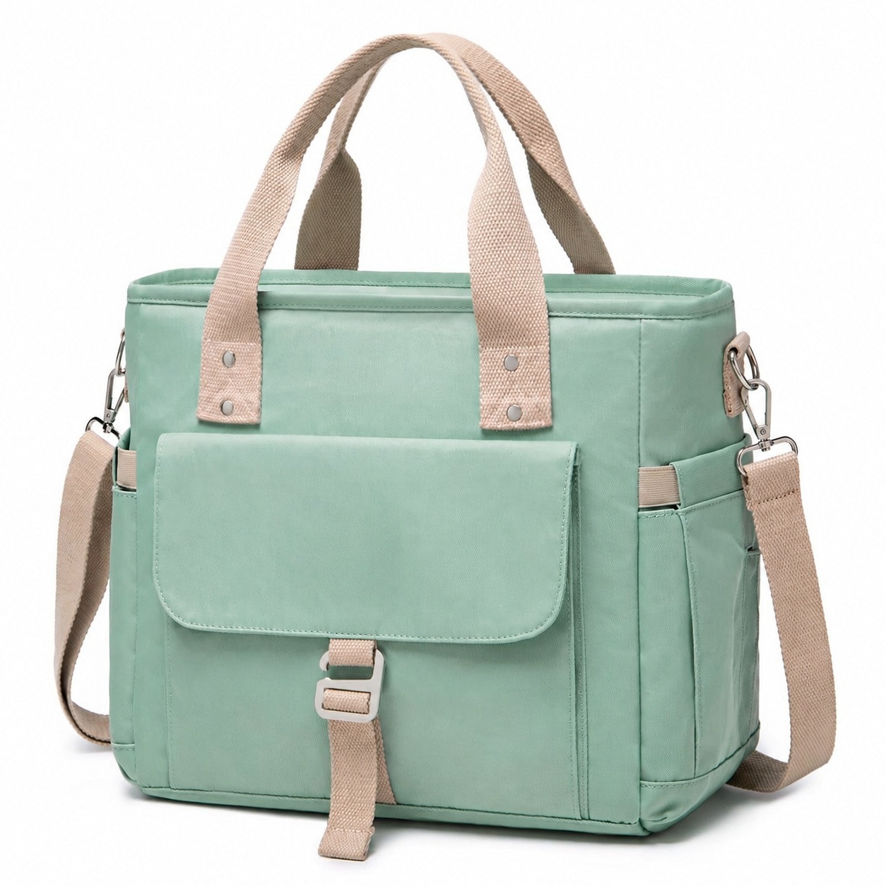 KIWDZFU  Insulated Lunch Bag Large Reusable Cooler Tote with Removable Shoulder Strap Multiple Pockets Leak Proof for Work Picnic Hiking Men Women