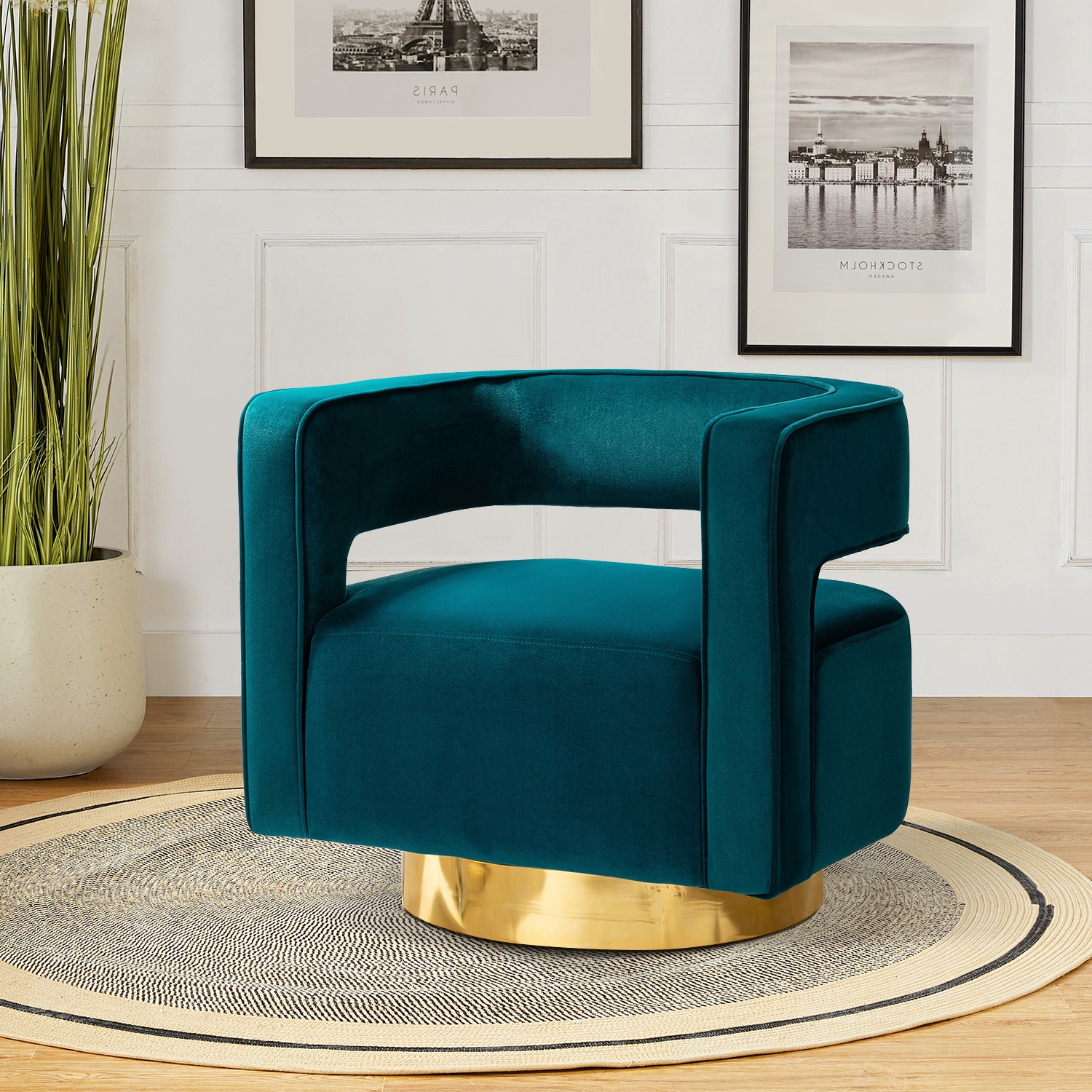 14 Karat Home CHM0141-TEAL chairs - View #4