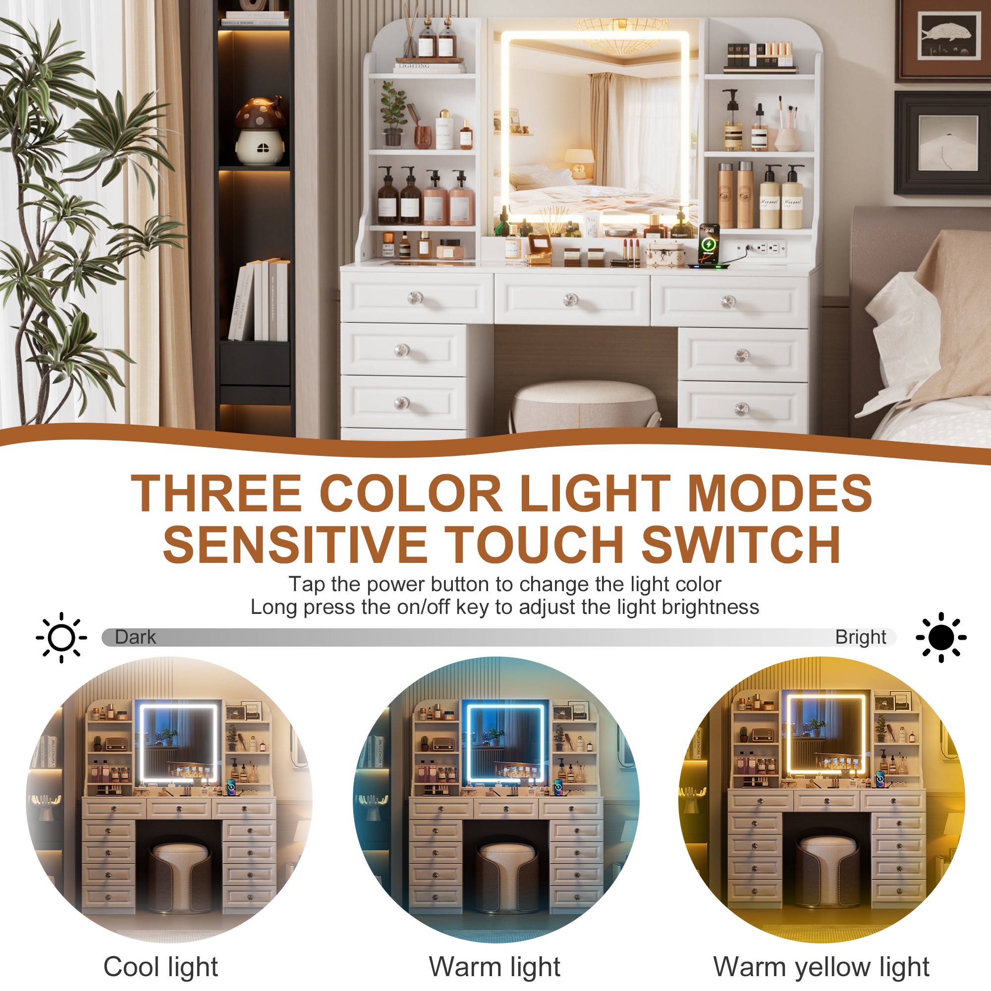 PAKASEPT TTAC031WXY250318 Bedroom-Vanities - View #4