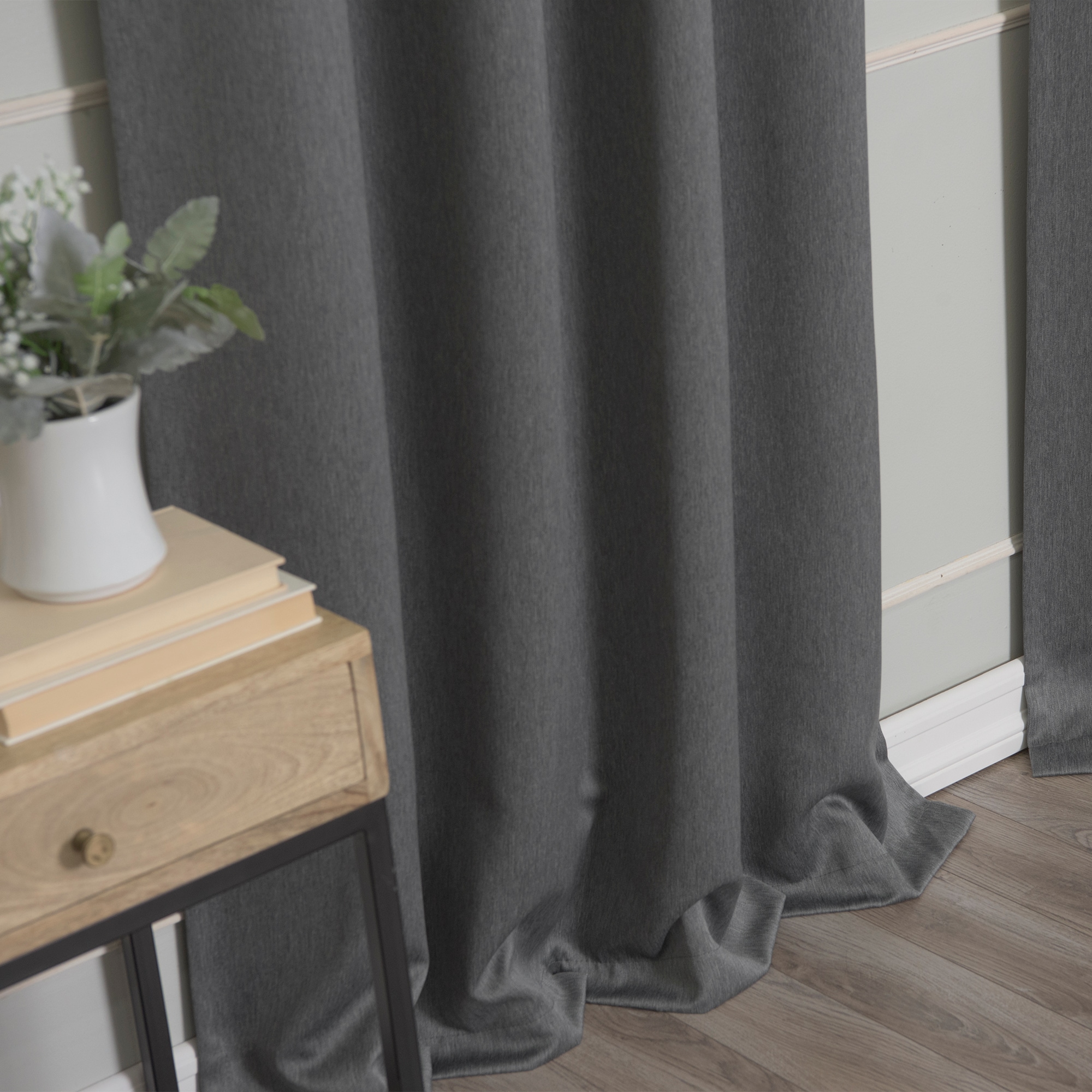 Best Home Fashion JC-03-GS-HEATH-63-GR curtains - View #6