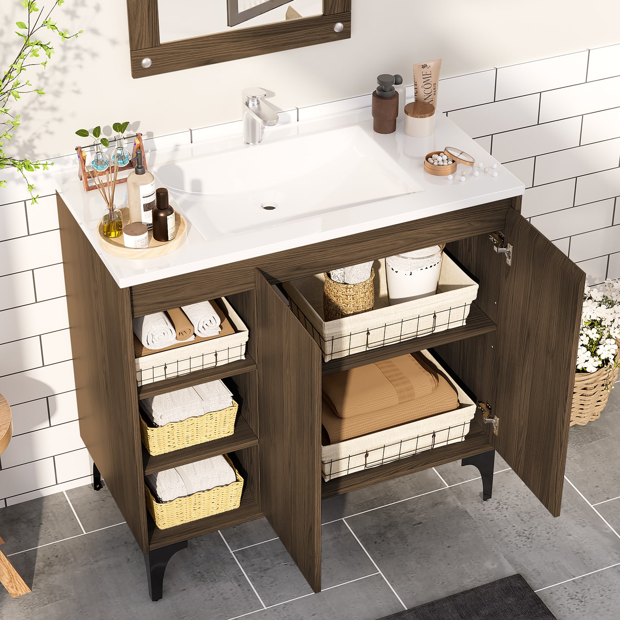 JEAREY JE-PFXGZ Bath-Vanity-Combo - View #3