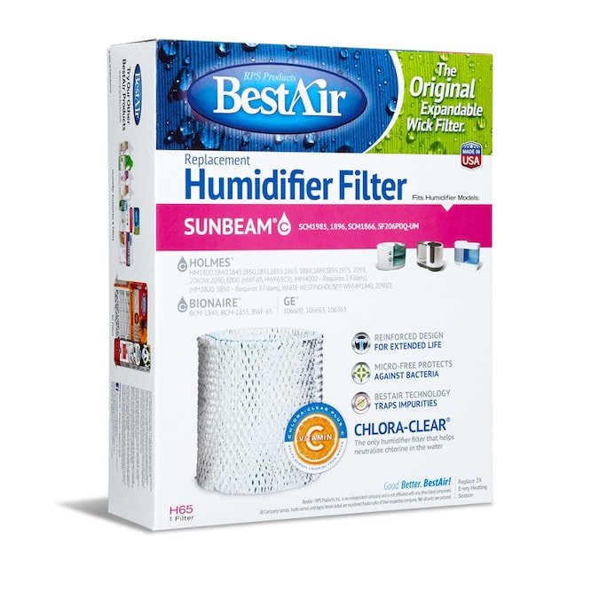BestAir Pro H65 Replacement Humidifier Wick Filter for sale online