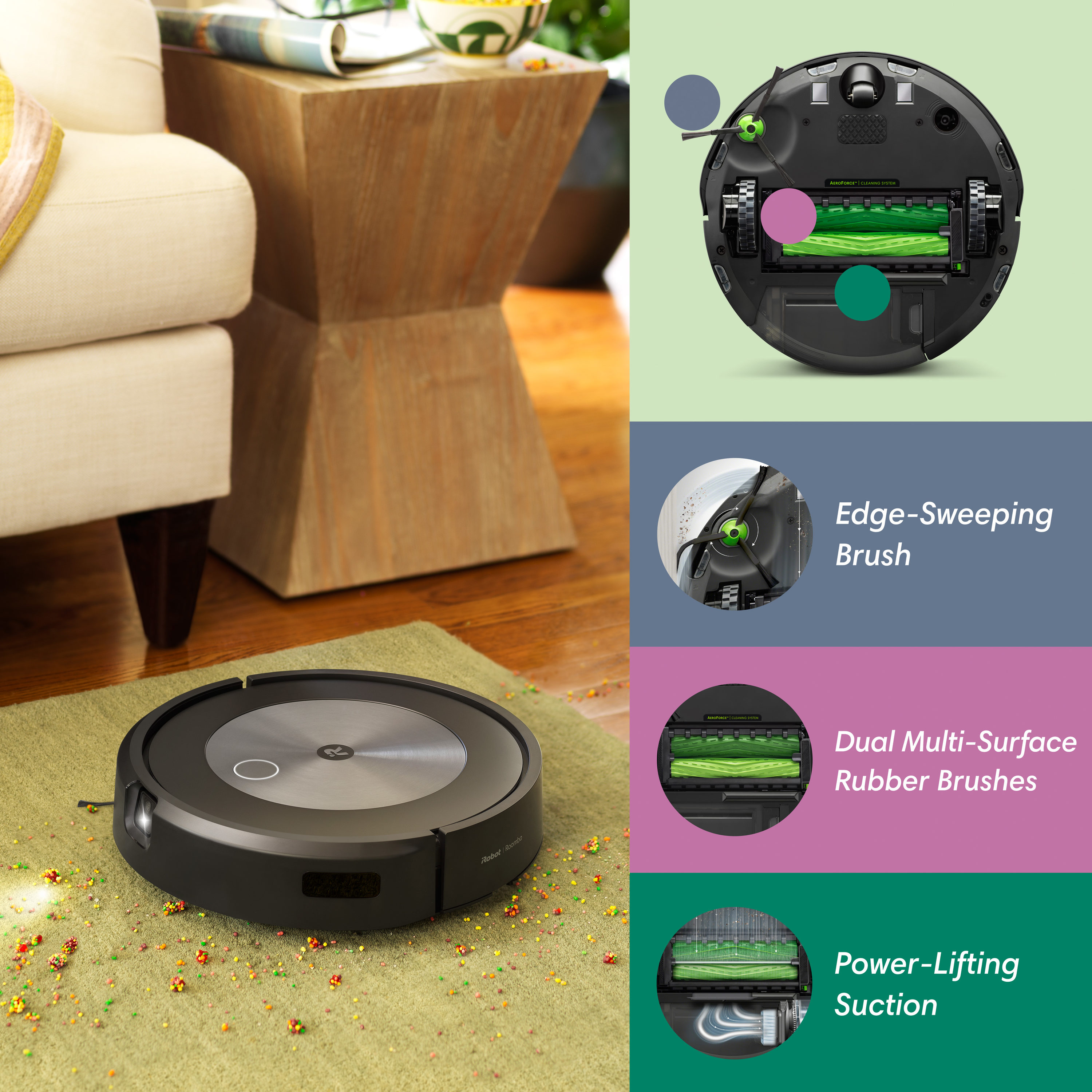  Birsppy Soule Robot Vacuum and Mop, Automatic Dirt