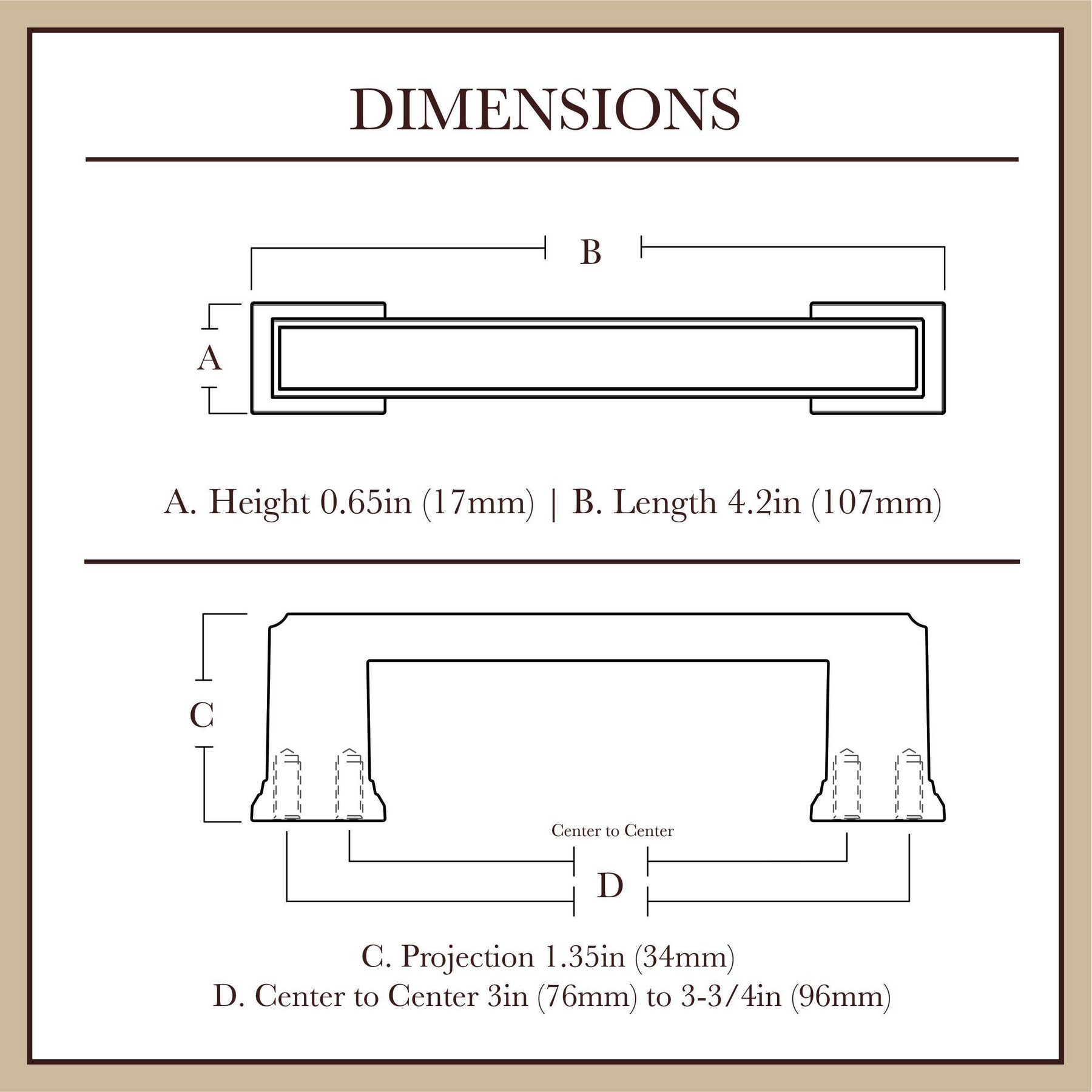 allen + roth P44269W-FB-C Cabinet-Pulls - View #6