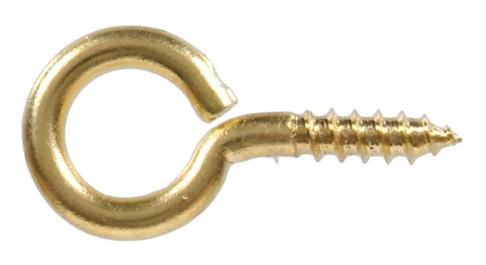 Hillman Brass Screw Eye Hook 491029