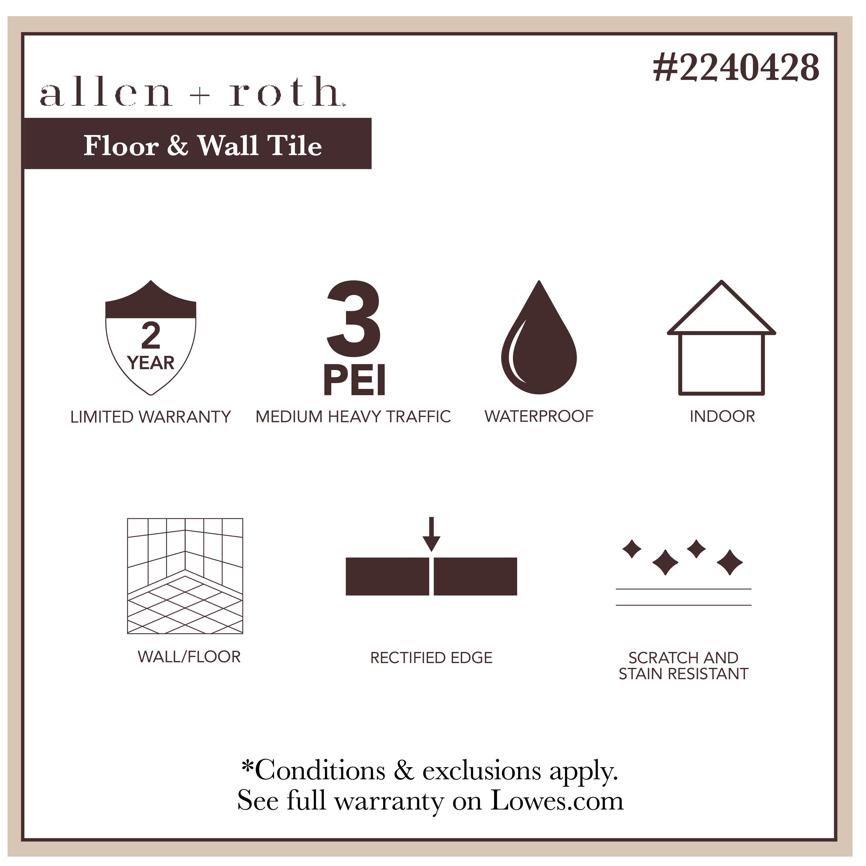 allen + roth JJ-83D2U84633495 Ceramic-Tile - View #3