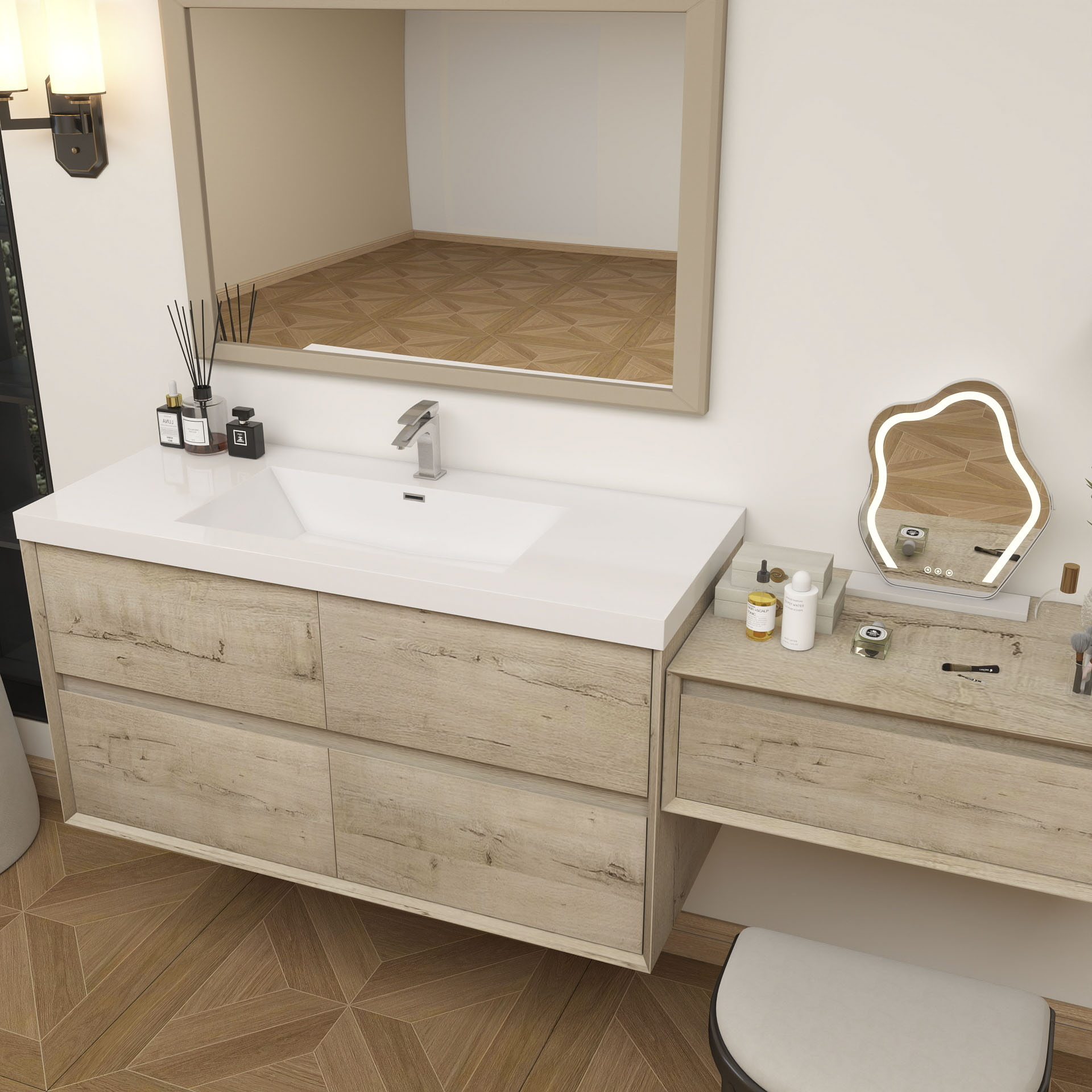 BV Better Vanity SLIM48+30-WO Bath-Vanity-Combo - View #8
