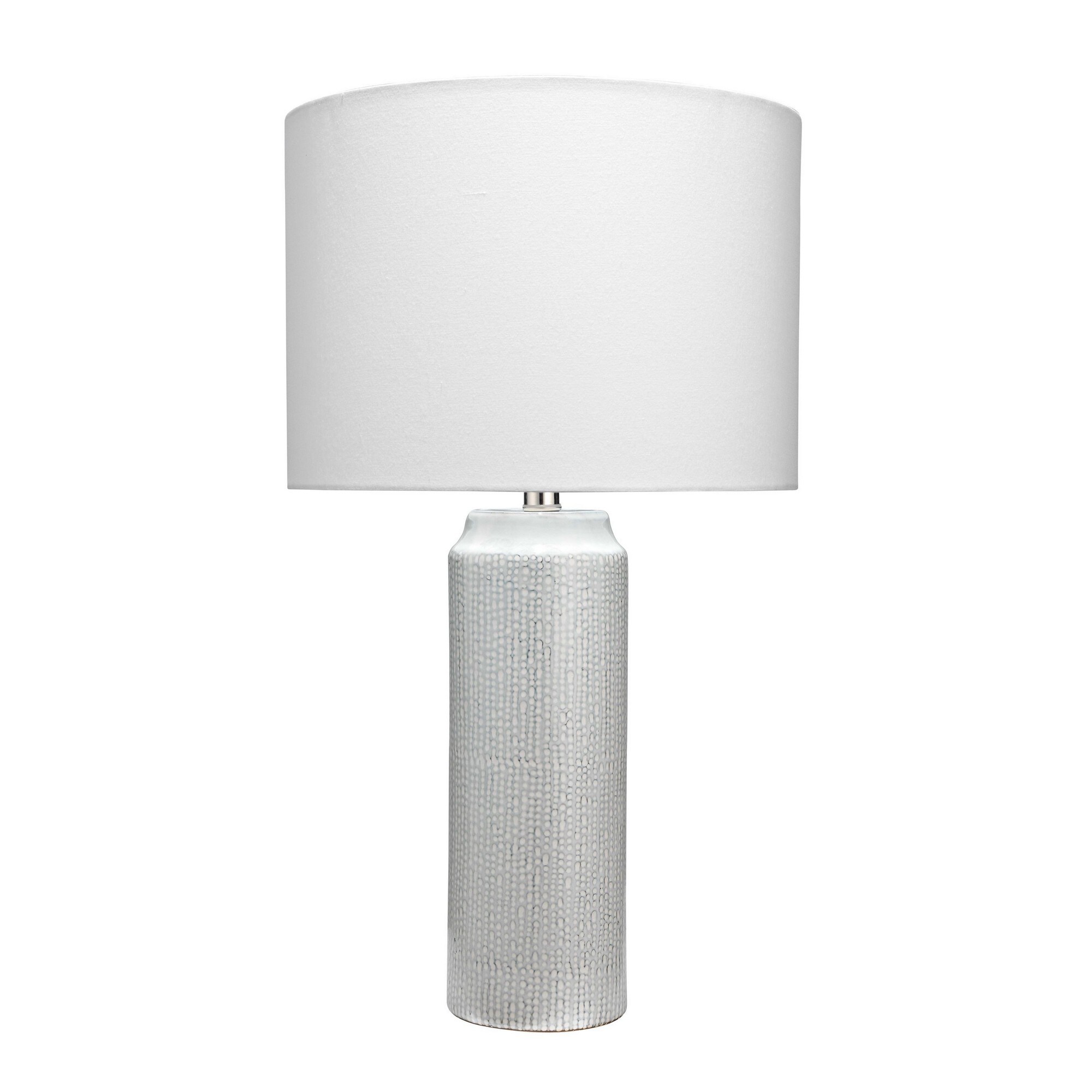 Benzara BM241093 26-in Cream LED Table Lamp with Fabric Shade