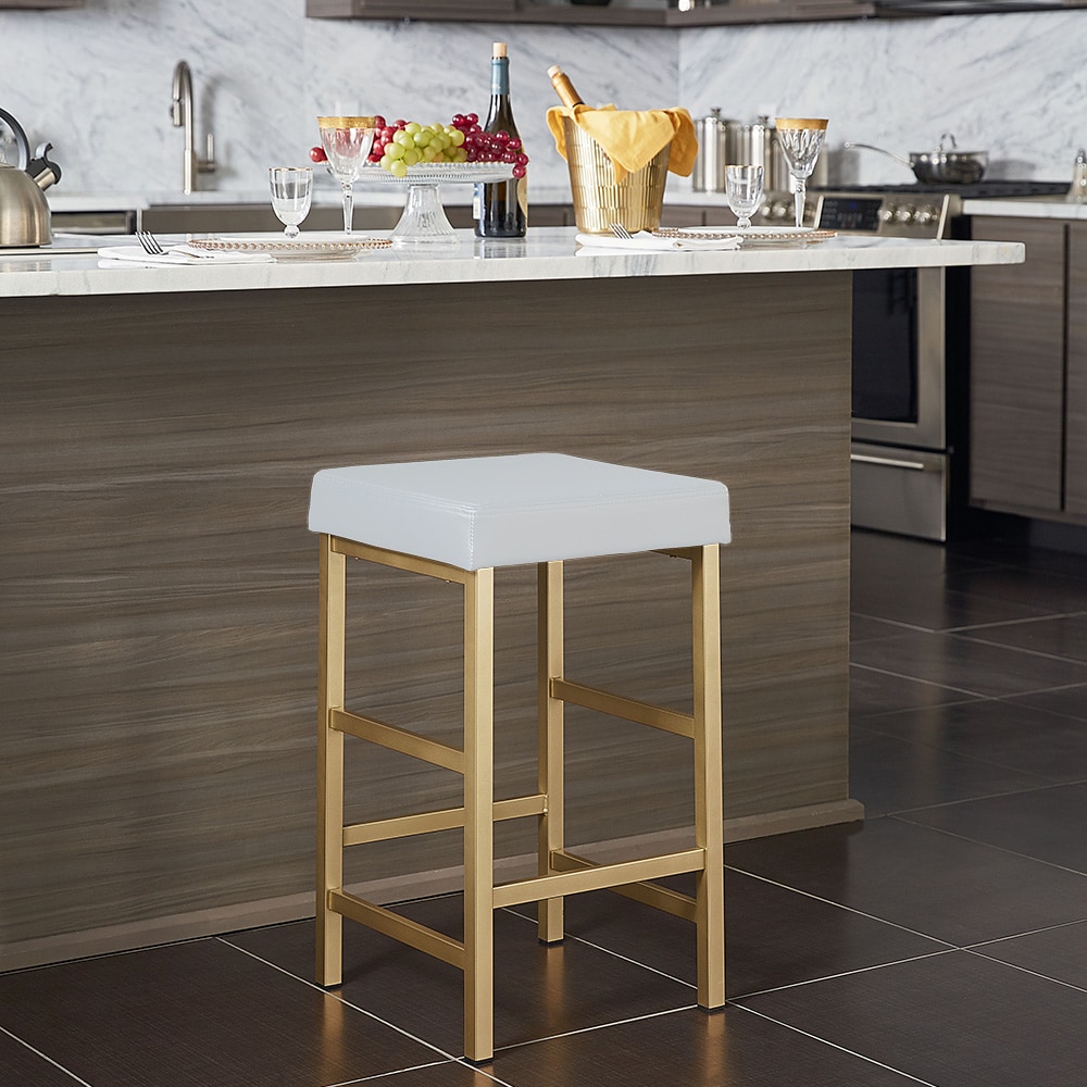 OSP Home Furnishings MET1326C-WH stools - View #8