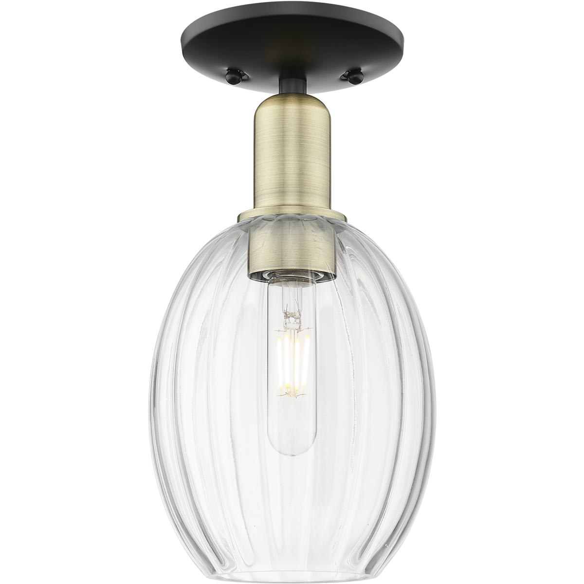 Innovations Lighting 2870275 716-1C-BAB-G459-6CL Preston Semi-Flush Mount