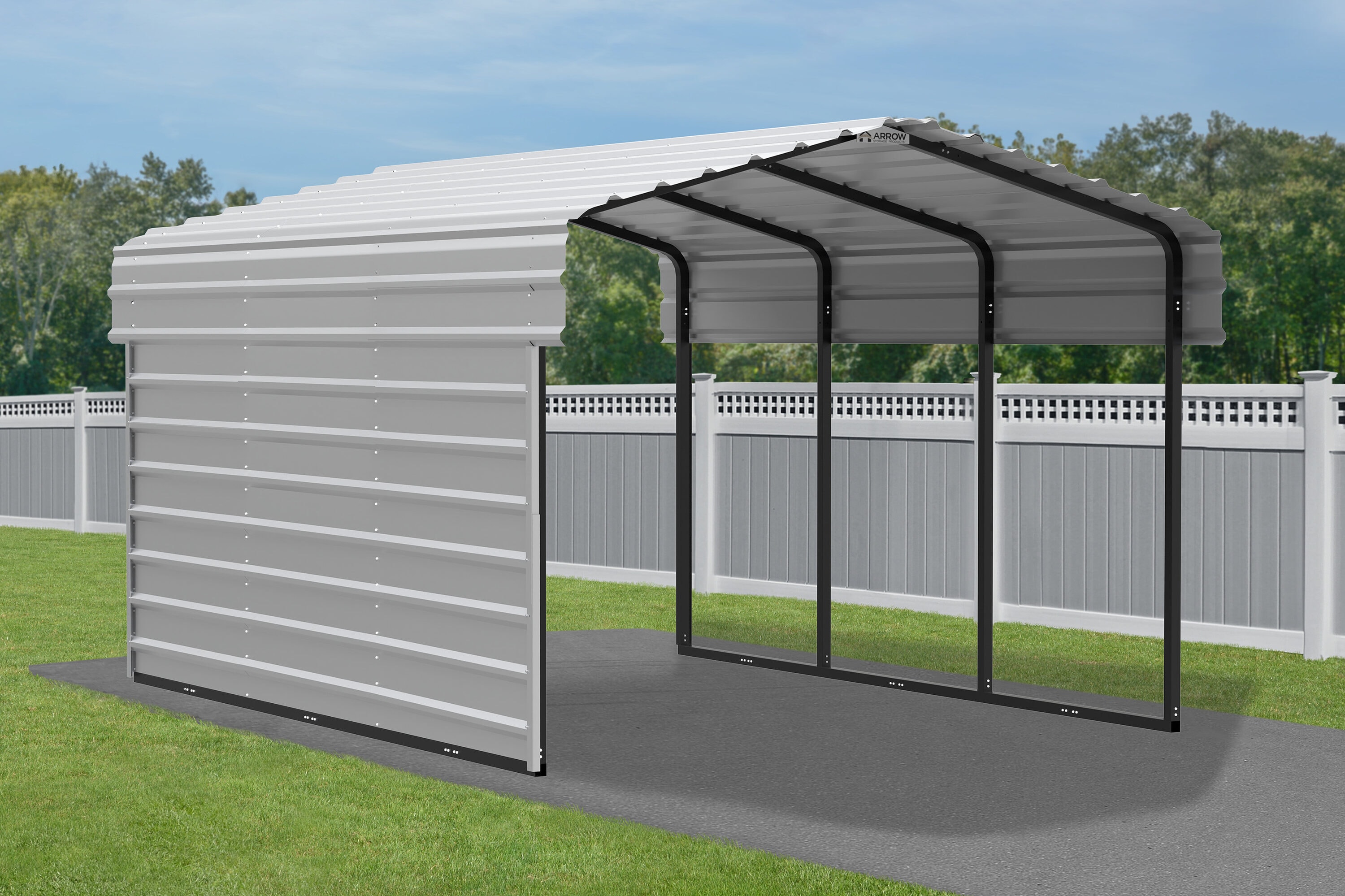 Arrow CPH101507ECL1 Carport-Covers - View #8