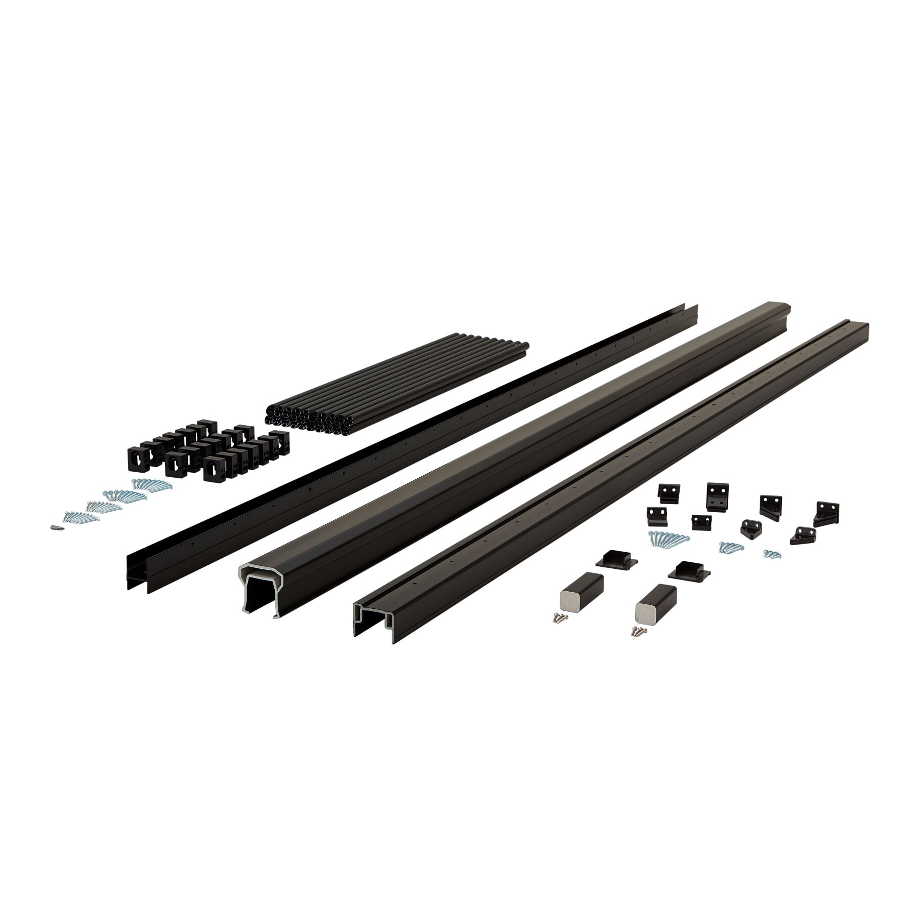 Fiberon 12710 CountrySide 8-ft Obsidian Finished Stair railing Kit