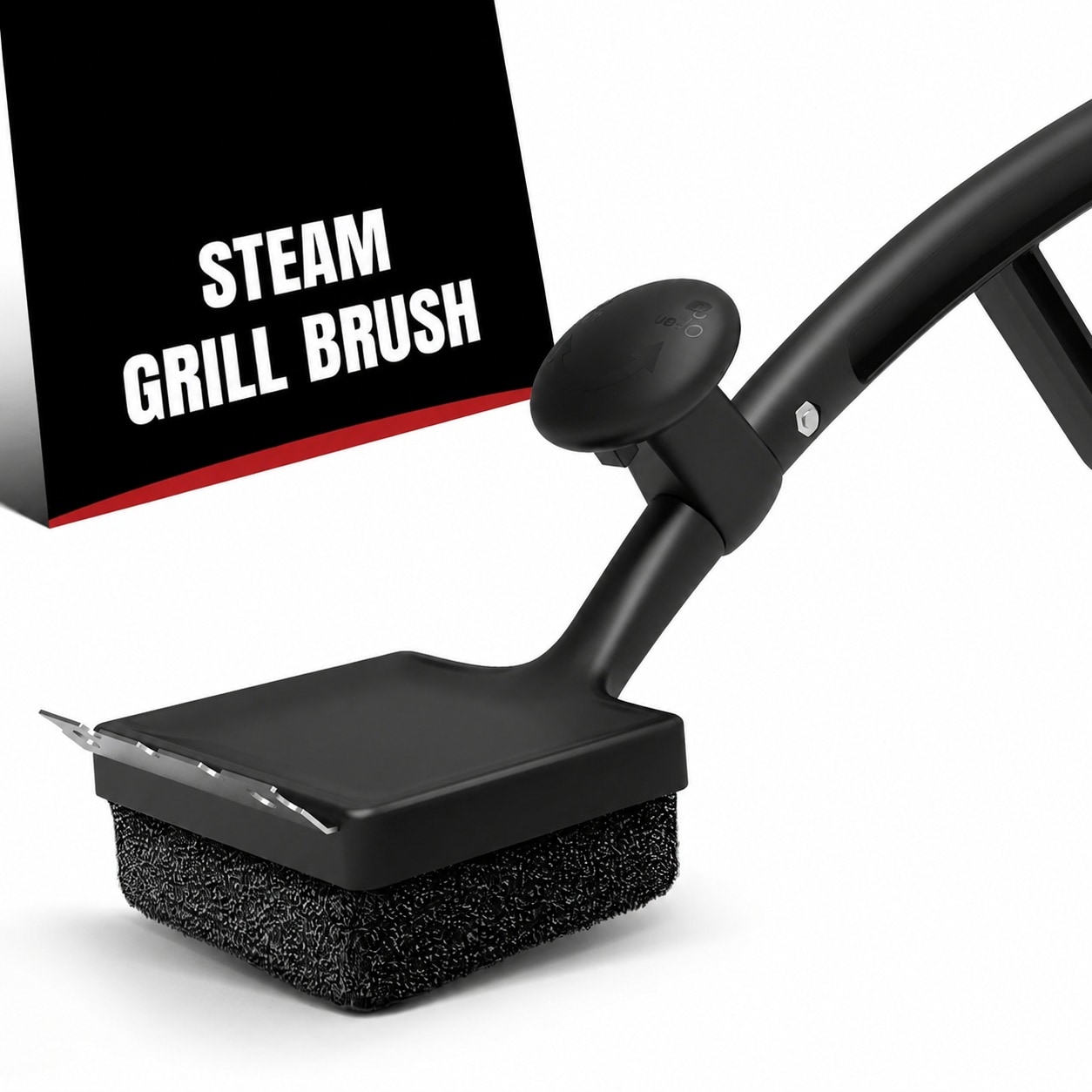 JVFCXXV -  Bristle Free Grill Brush 4 in 1 Steam Cleaning Tool with Replaceable Dishwasher Safe H...