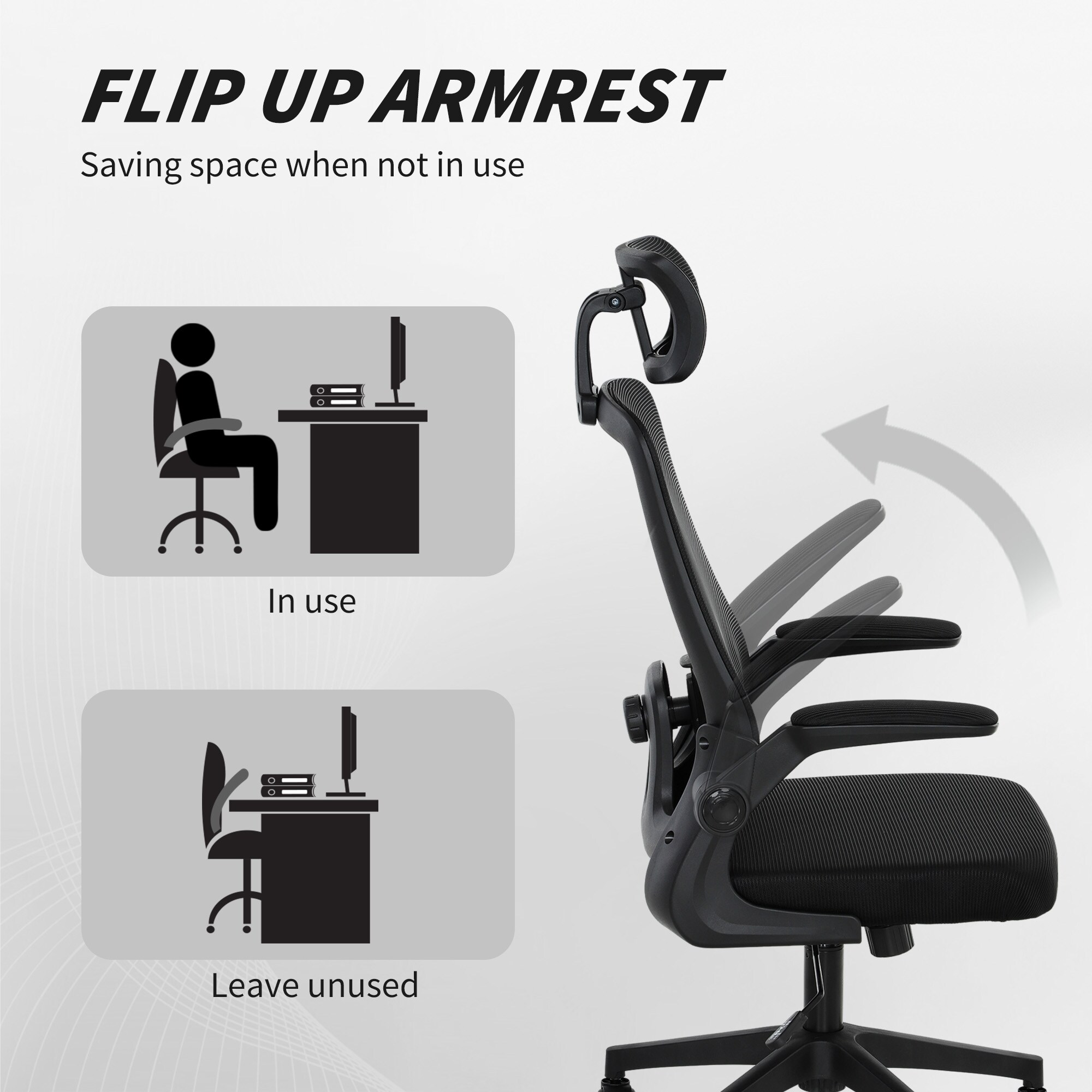 HomCom 921-818V00BK Office-Chairs - View #9