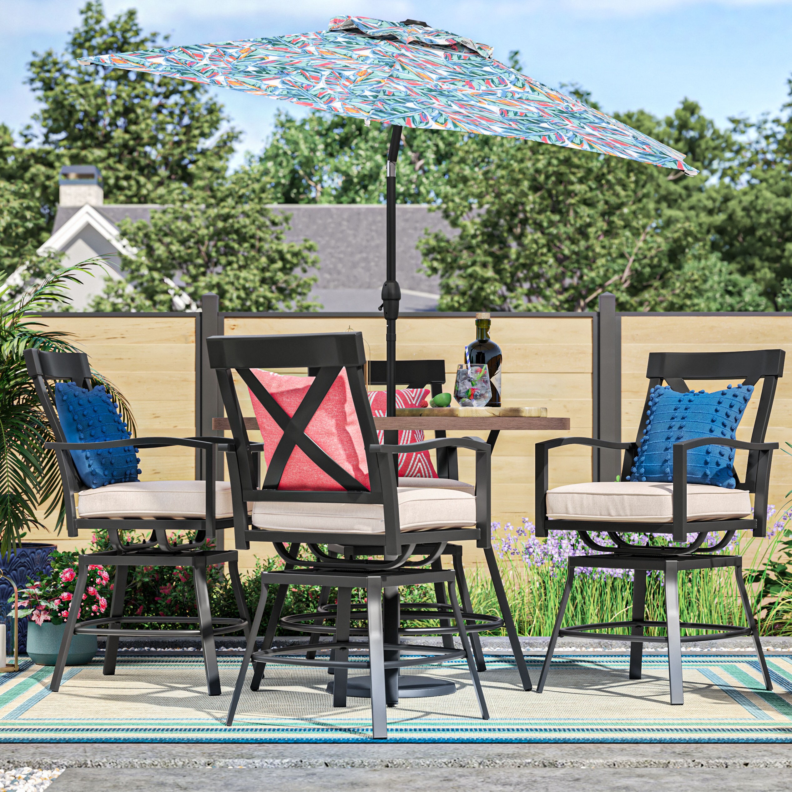 allen + roth 21506S-106B190 Outdoor-Accent-Pillows - View #11