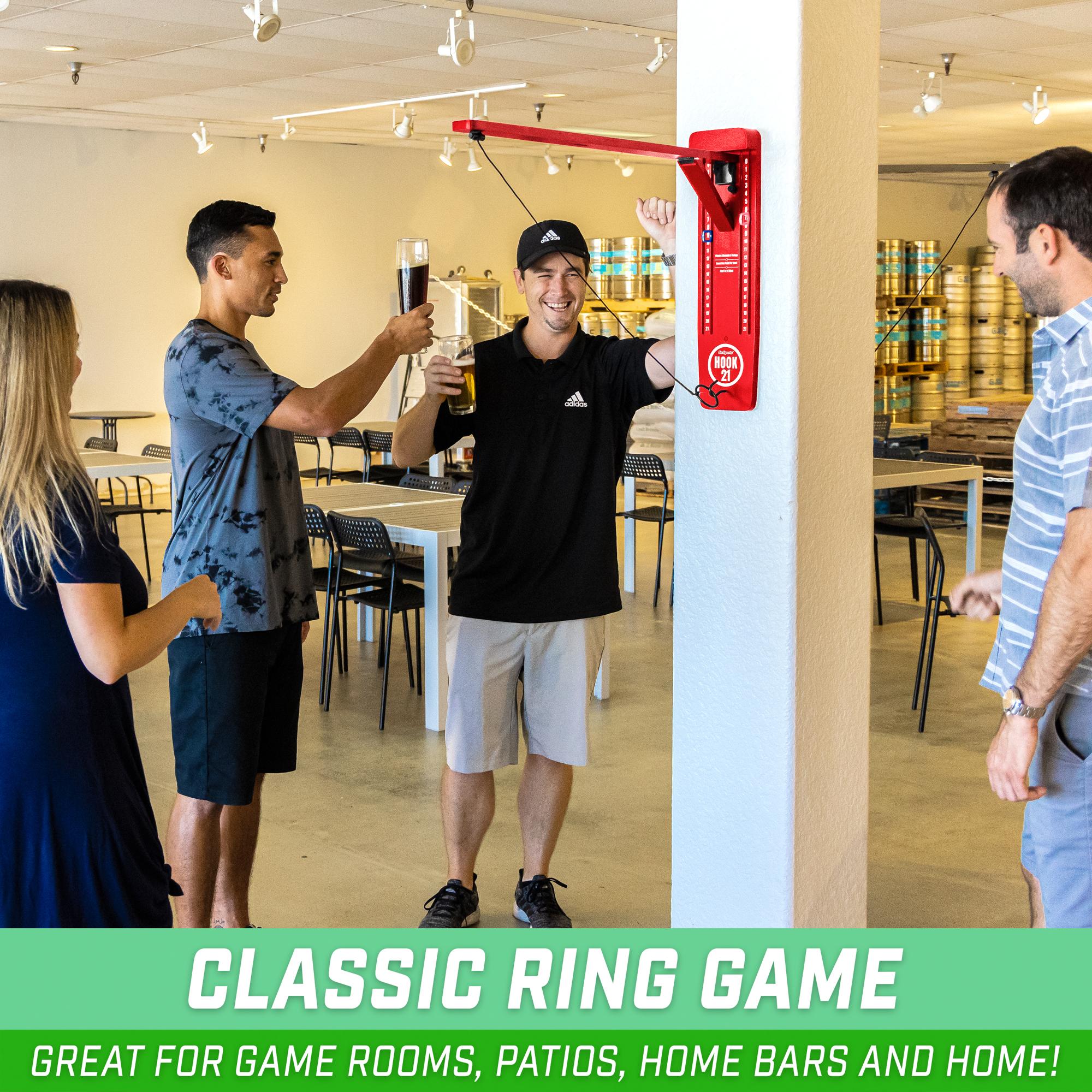 GoSports Indoor/Outdoor Wood Hook/Ring Toss in the Party Games department  at