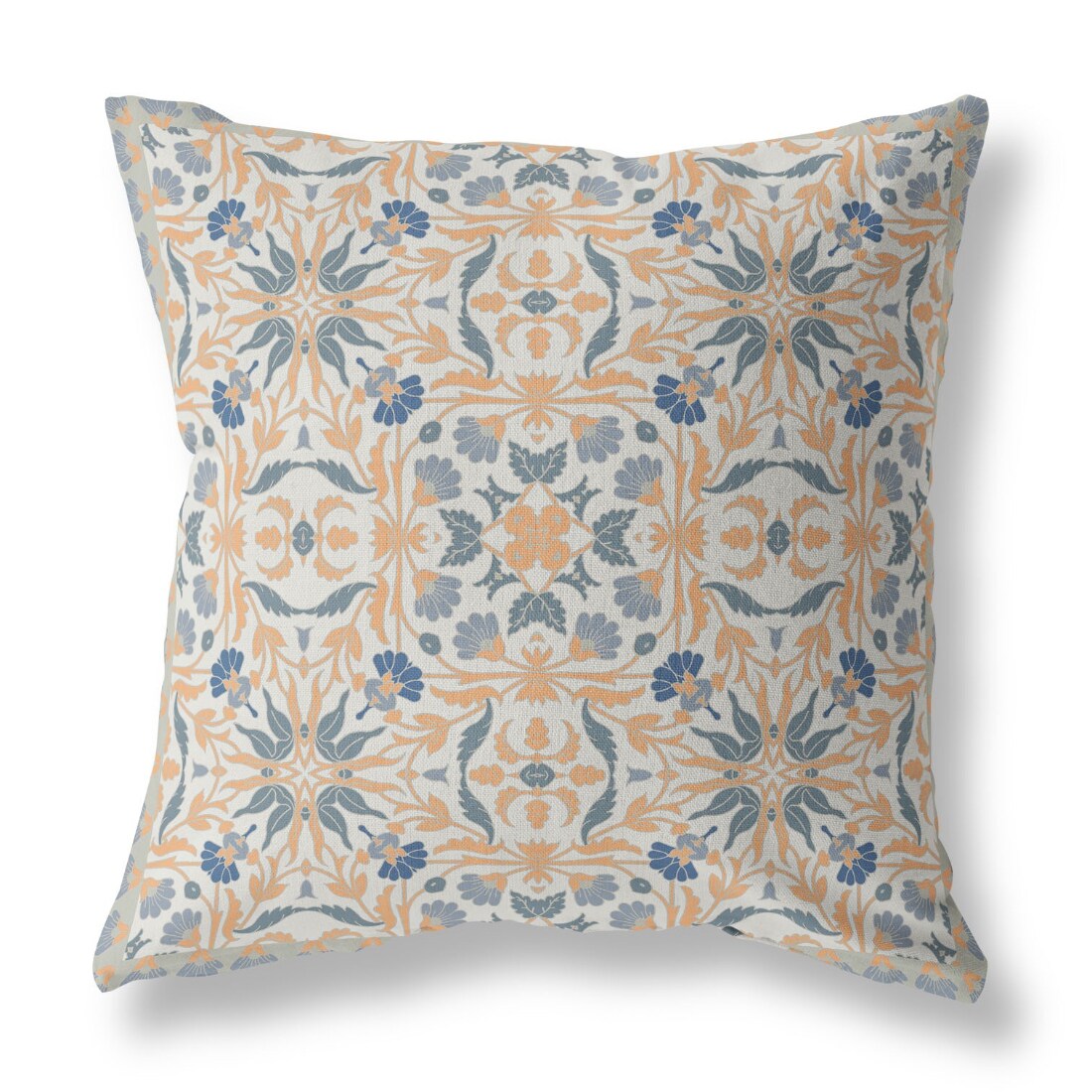 Stupell Industries Botanical Patterned Pumpkin Rustic Throw Pillow