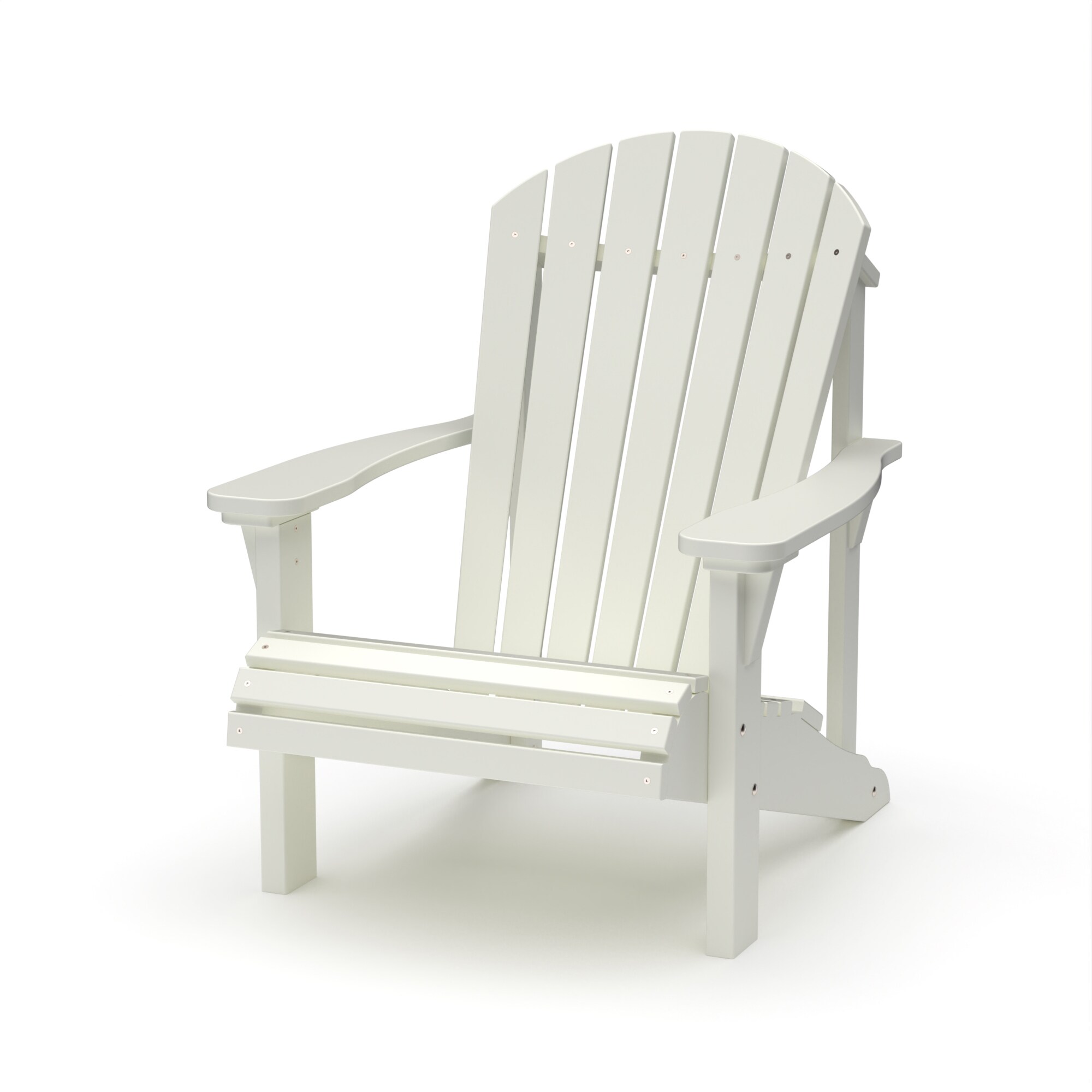 Wildridge Heritage Sunrise Adirondack Chair, White in the Patio Chairs ...